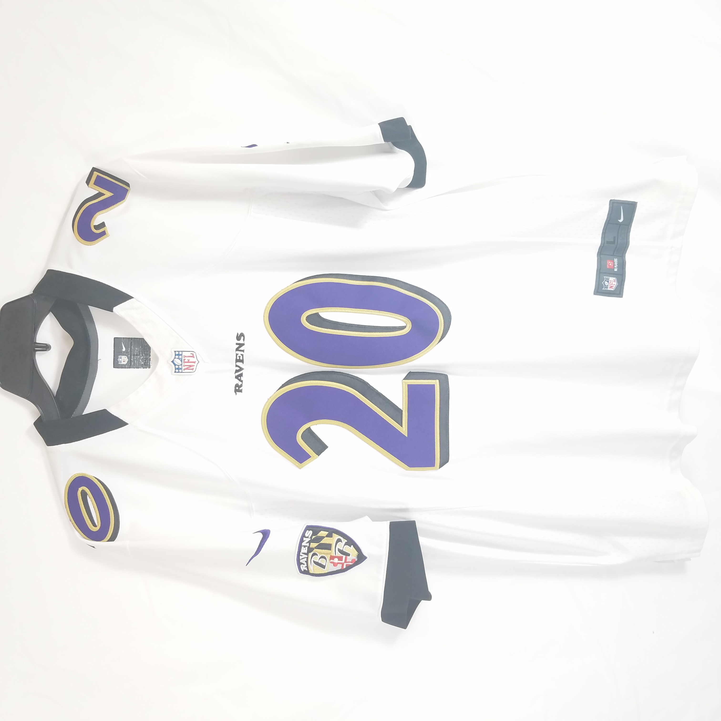 Buy the NFL Men White Ed Reed Jersey L