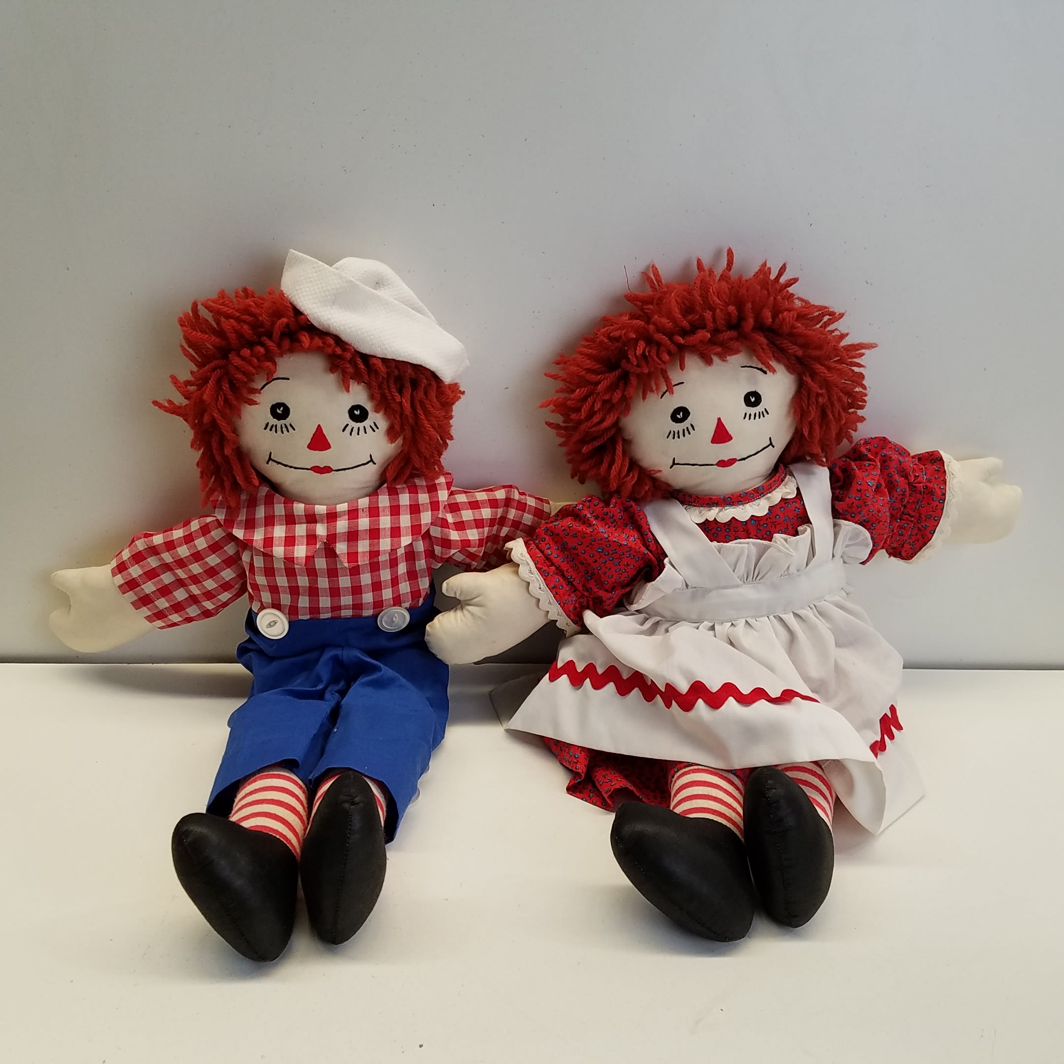 Buy the Raggedy Ann and Andy Doll Set | GoodwillFinds