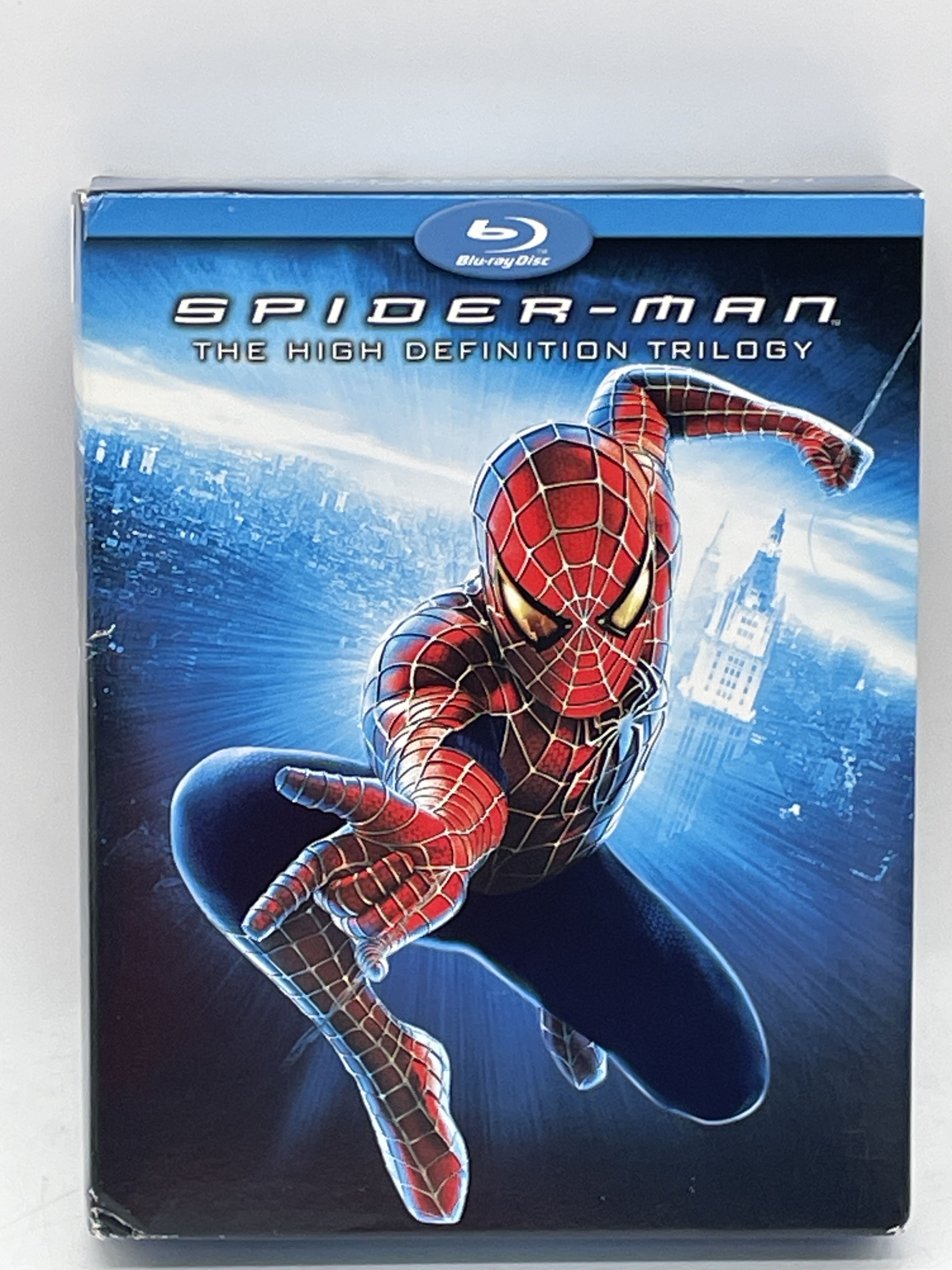 Buy the Set Of 3 Spider-Man The High Definition Trilogy Marvel 1080p Blu Ray  Disc