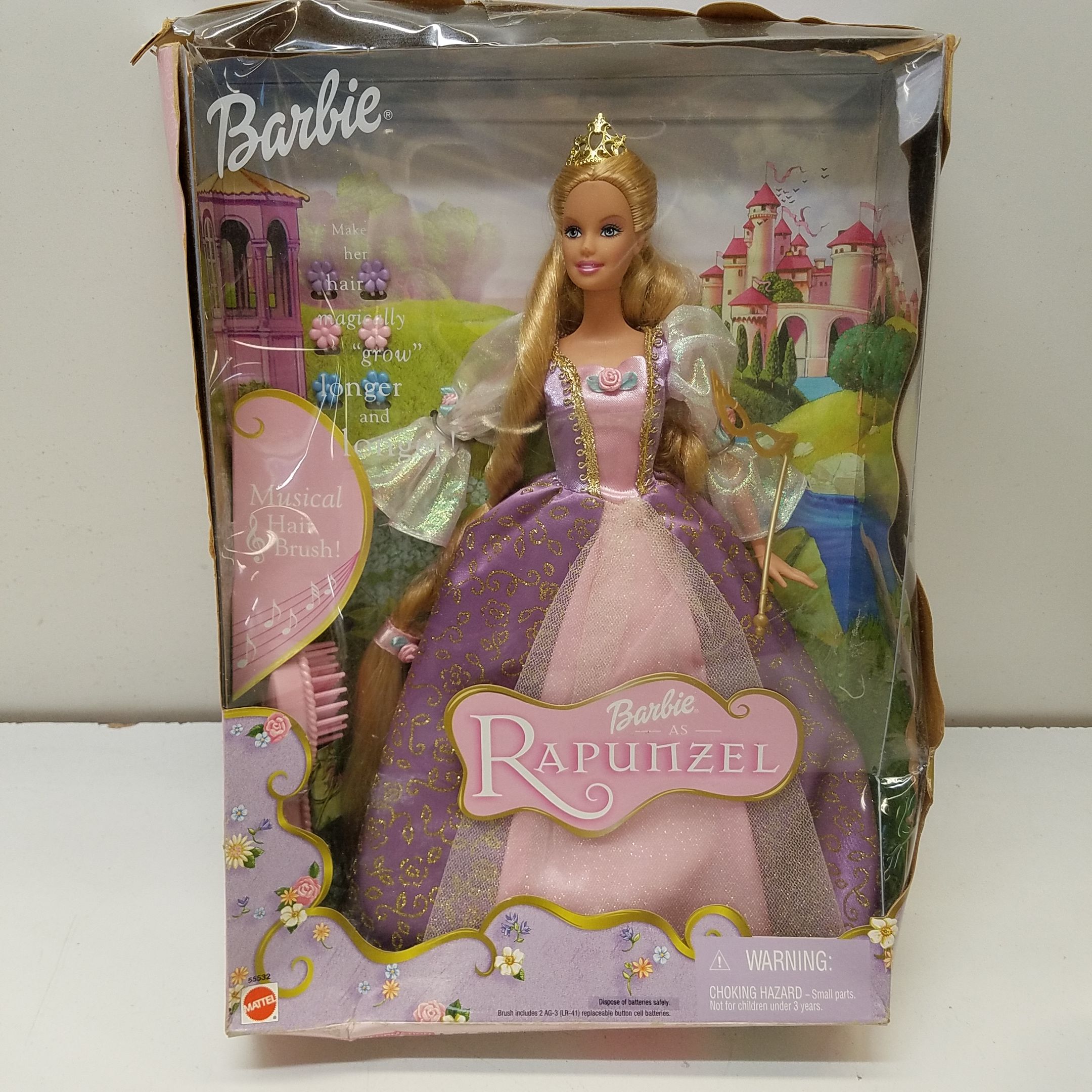 Buy the 2001 Barbie As RAPUNZEL Musical Hairbrush Hair Magically Grows ...