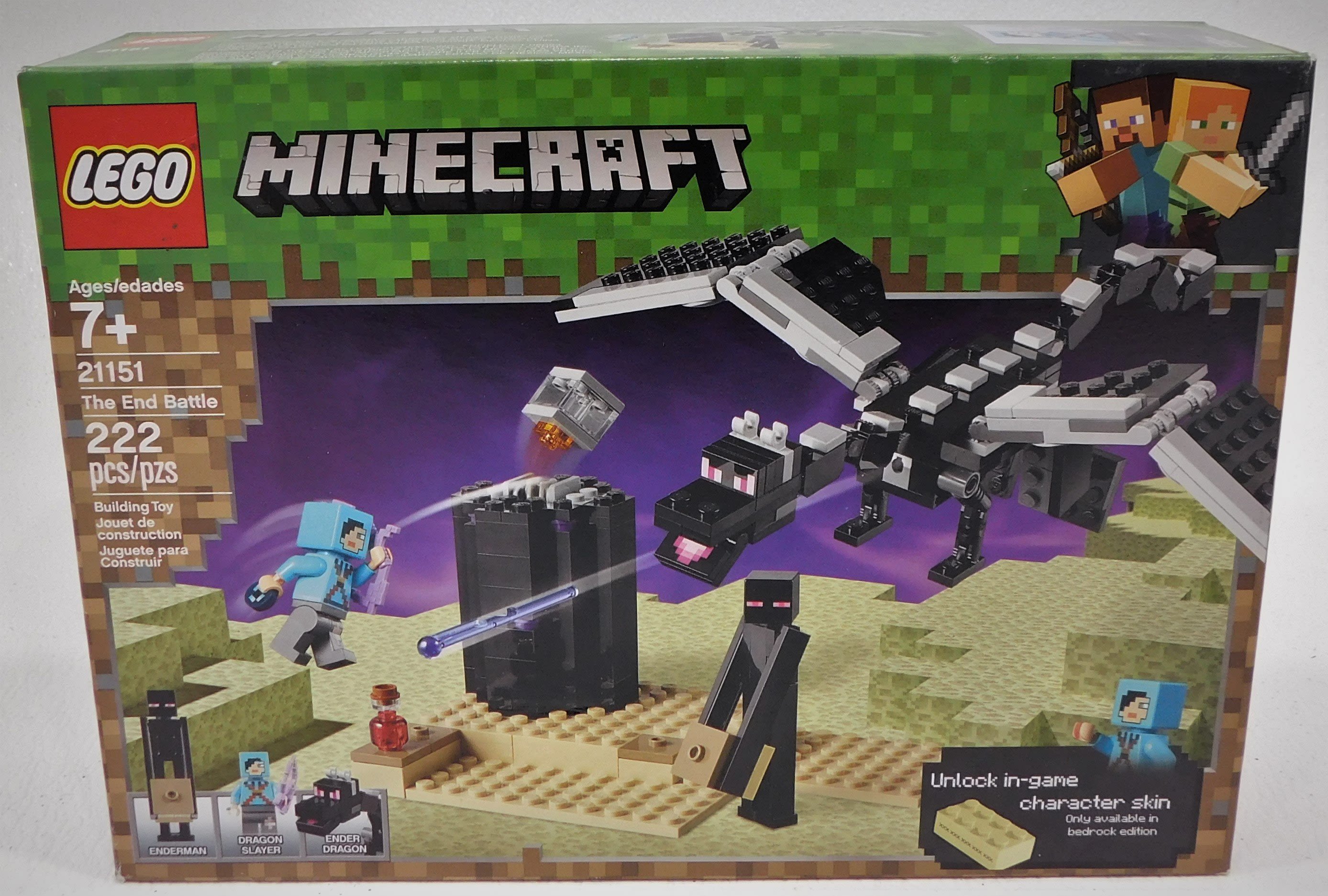 Buy the Sealed Lego Minecraft 21151 The End Battle Building Toy Set ...