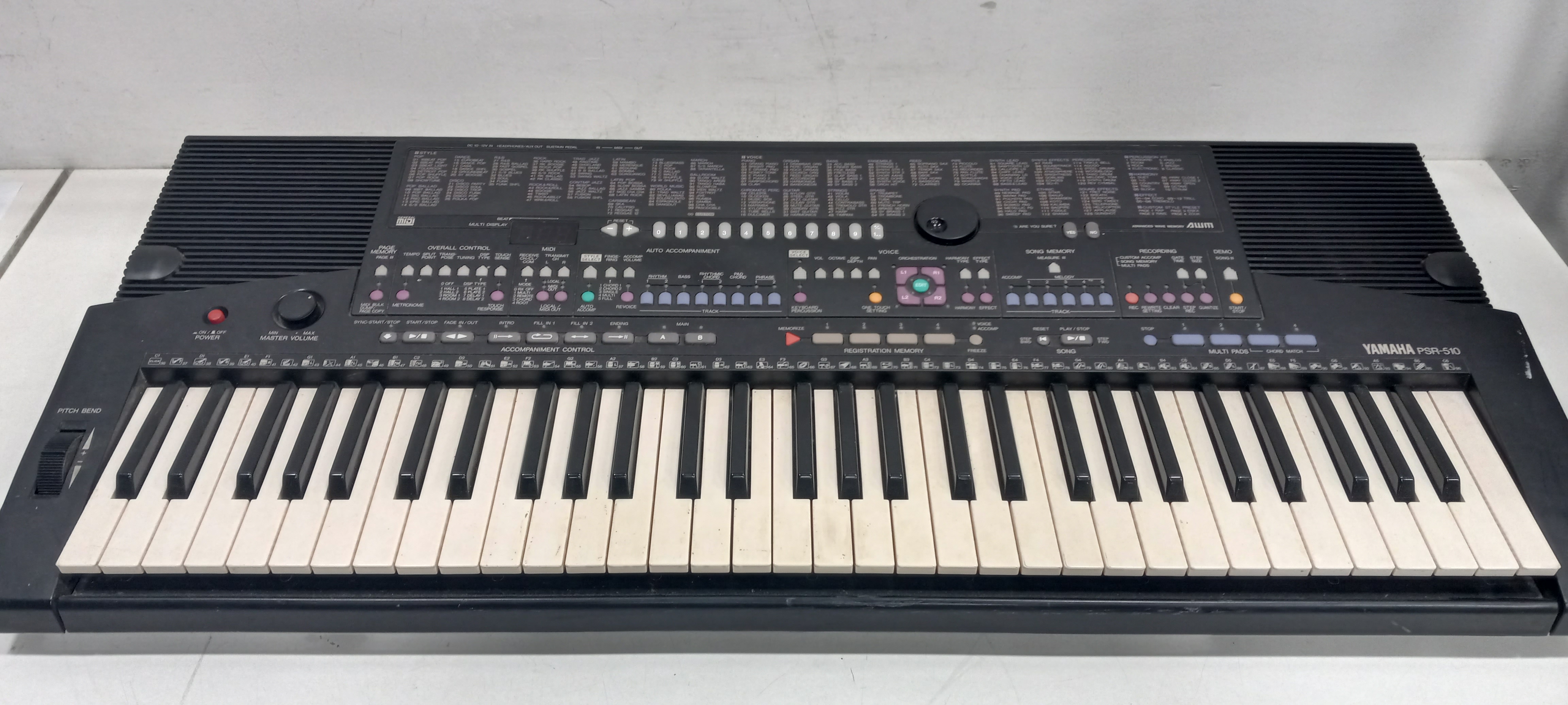 Buy Yamaha PSR 510 Keyboard for USD 48.75 | GoodwillFinds