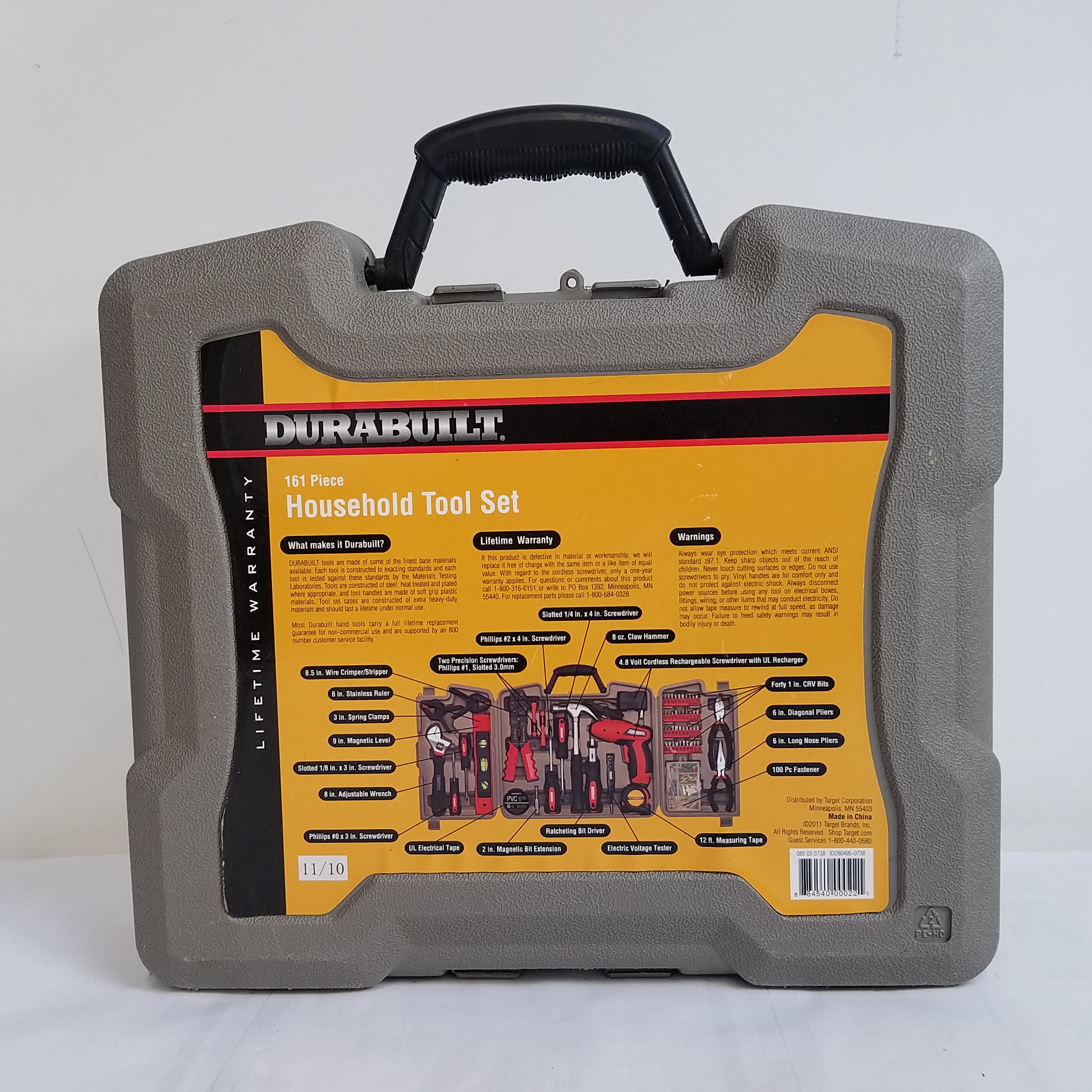 Buy The Durabuilt 4.8v 161 Piece Household Tool Set | GoodwillFinds