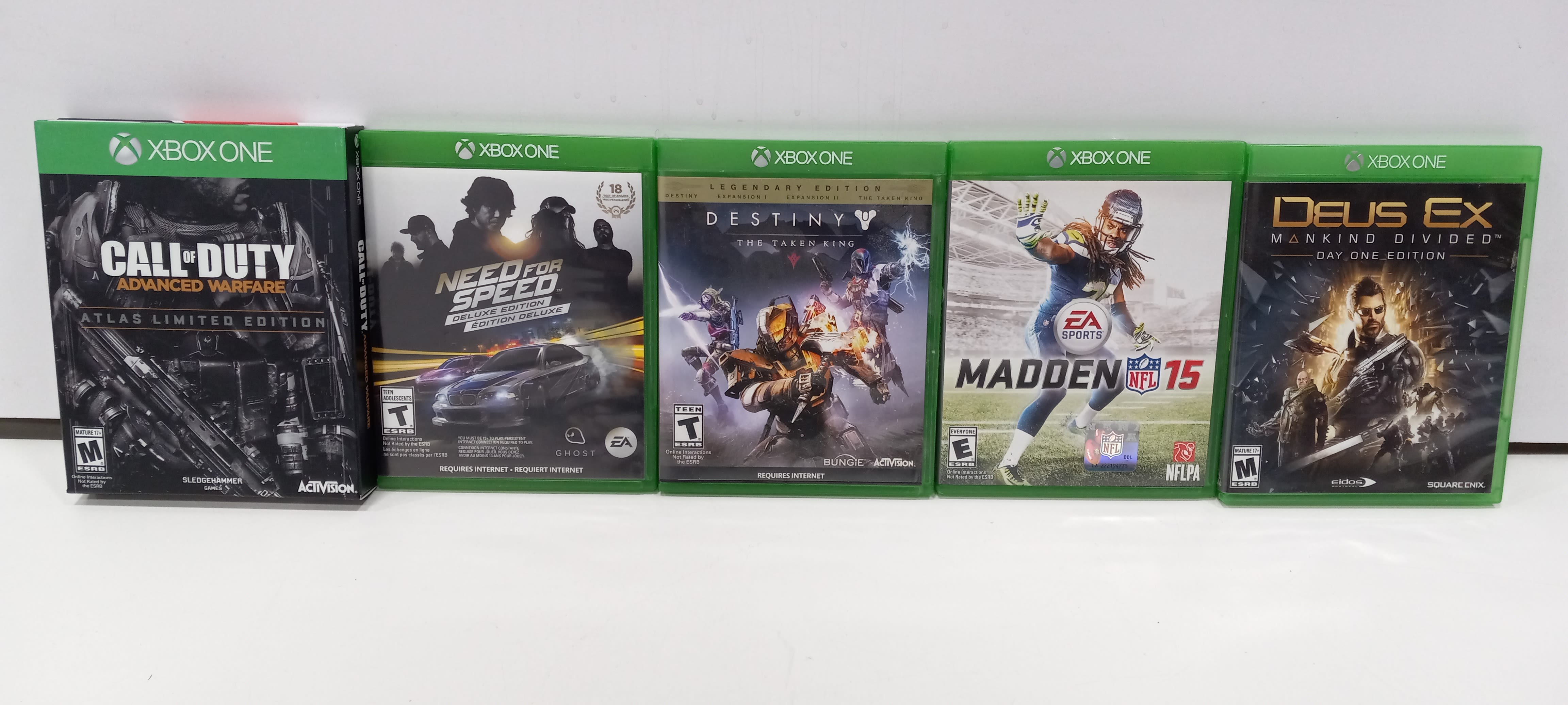 Buy the 5 Xbox one Games | GoodwillFinds