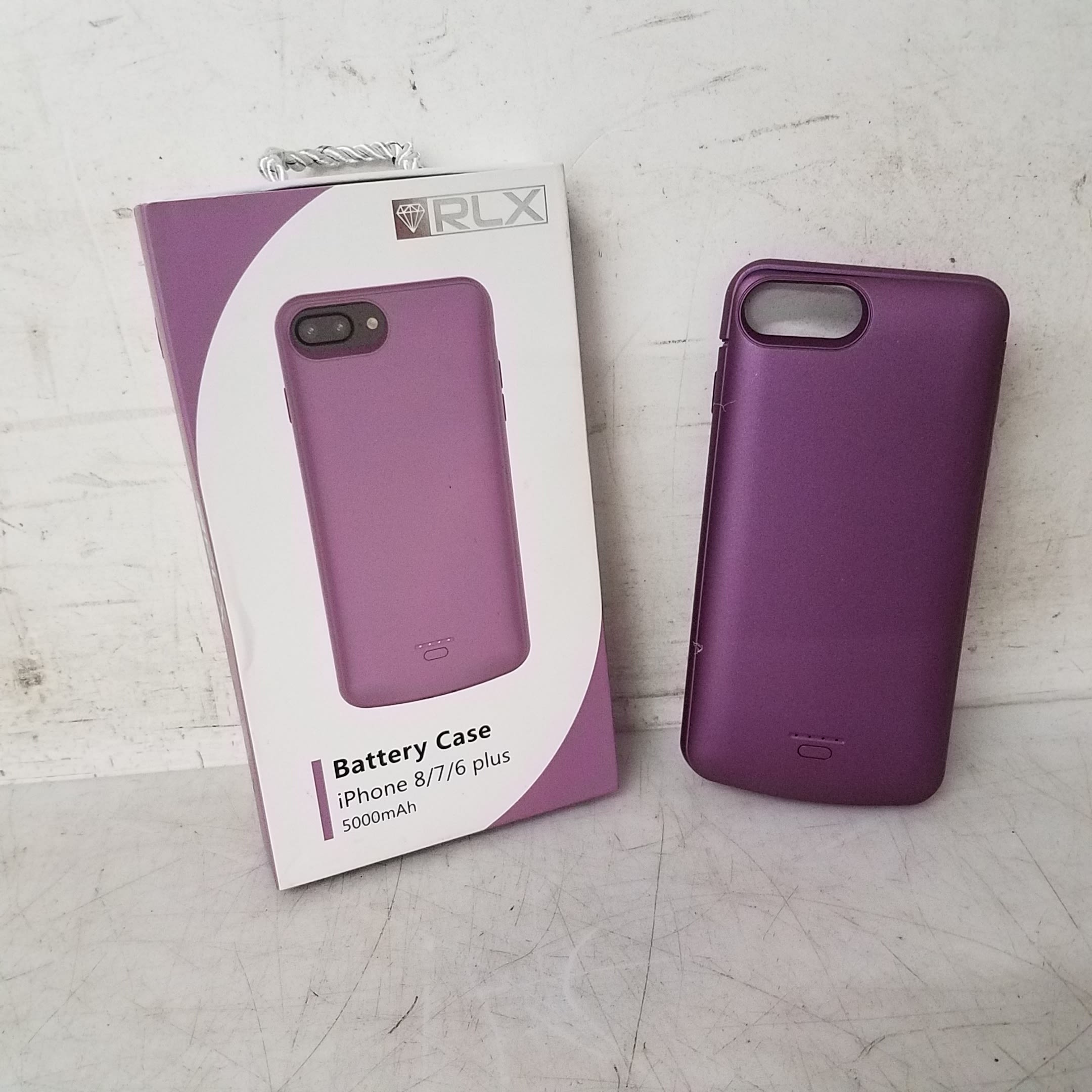 Buy RLX Battery Case iPhone 8 7 6 Plus 5000mAh in original box untested for USD 20.00 GoodwillFinds