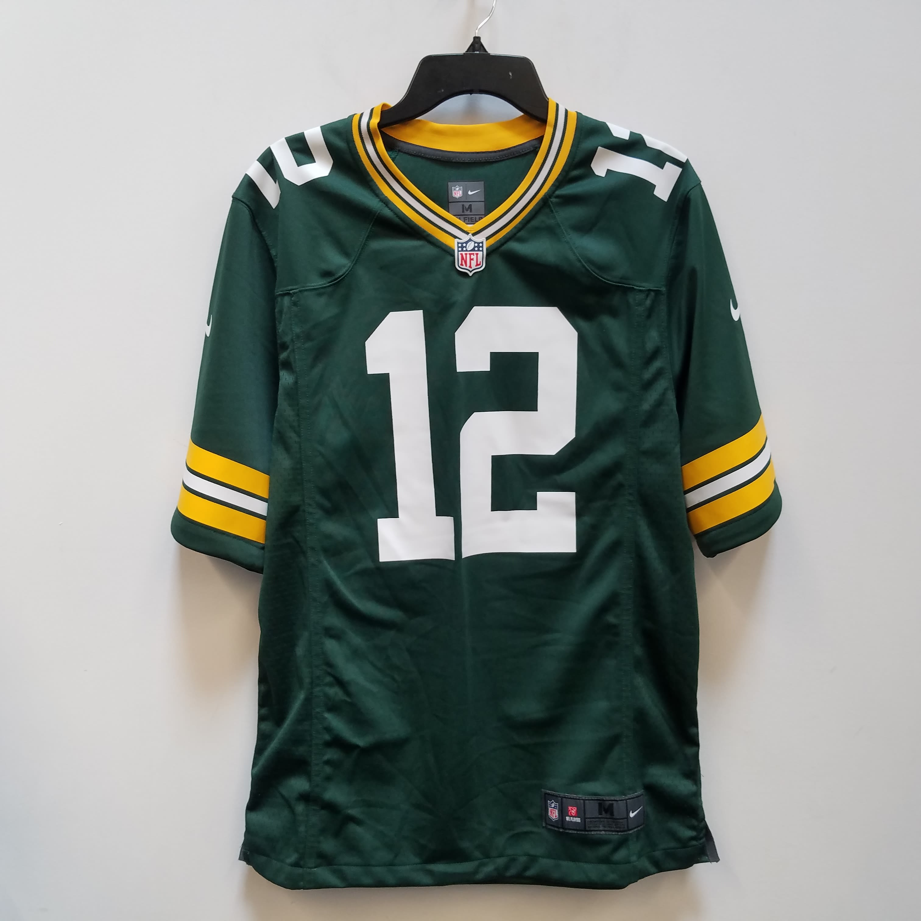 Nike Womens Green Bay Packers Throwback Jersey Size Large Aaron