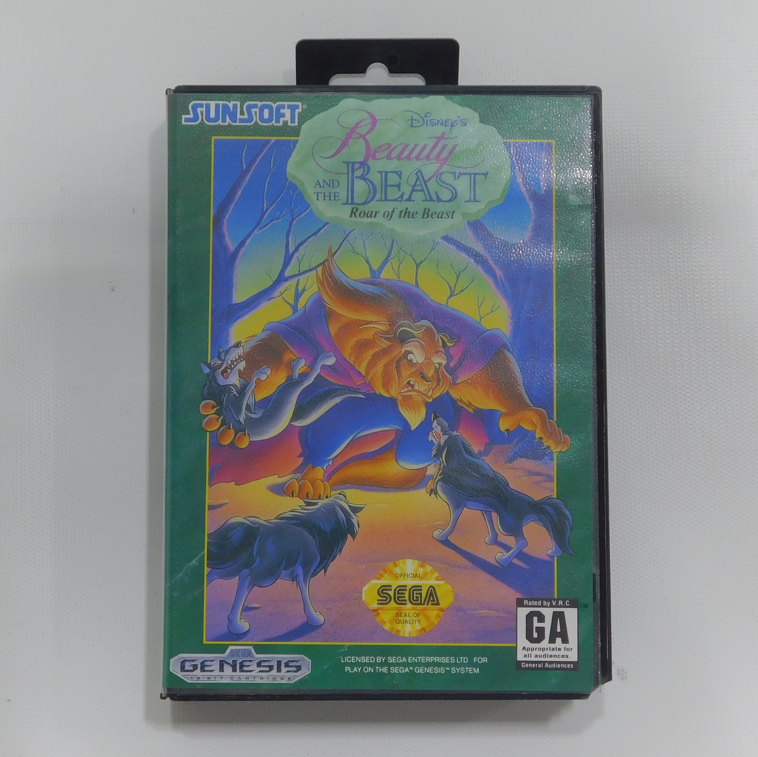 Buy the Beauty and The Beast Roar of The Beast Sega Genesis CIB ...