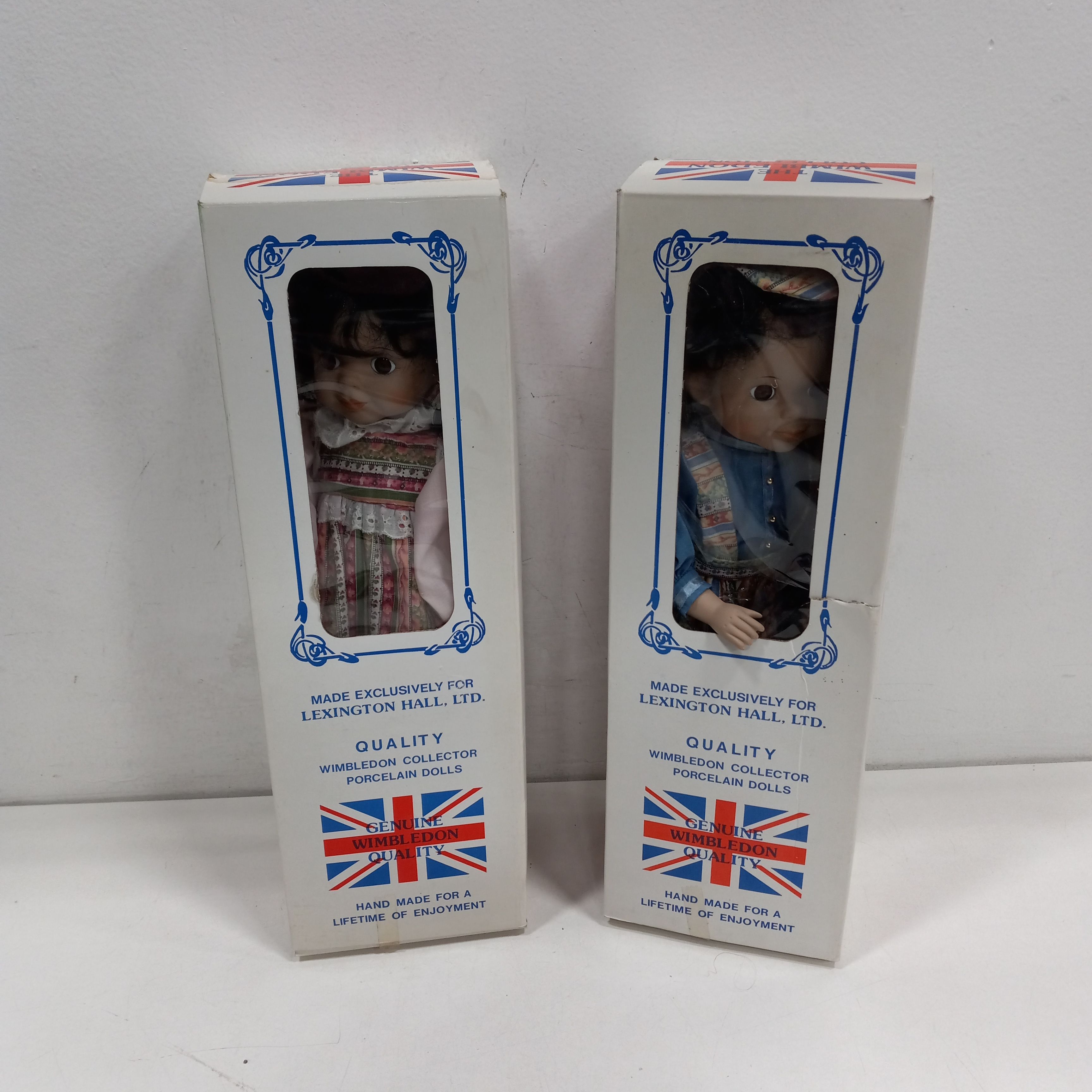 The wimbledon cheap collection porcelain dolls