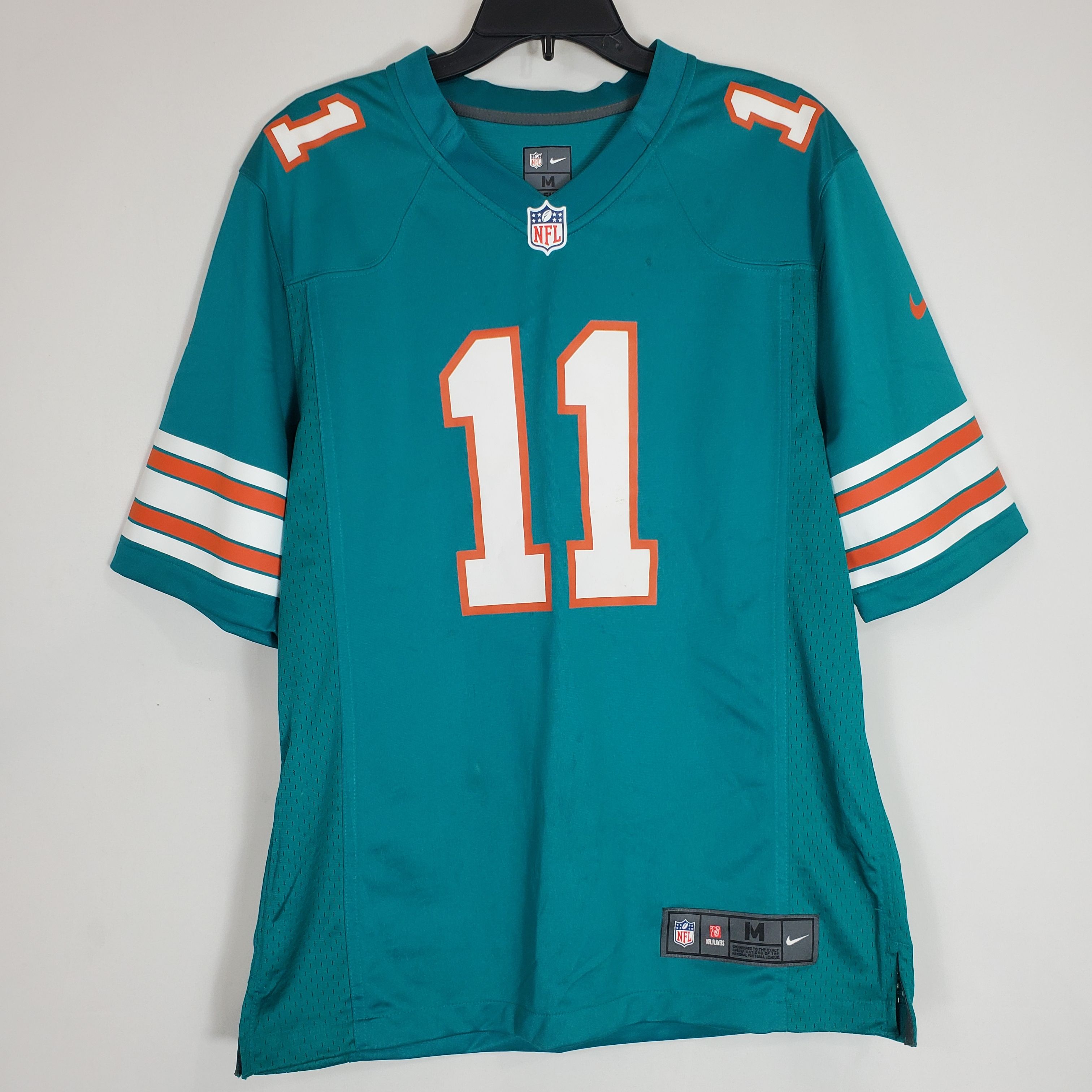 Women's Miami Dolphins DeVante Parker Nike Aqua Game Player Jersey