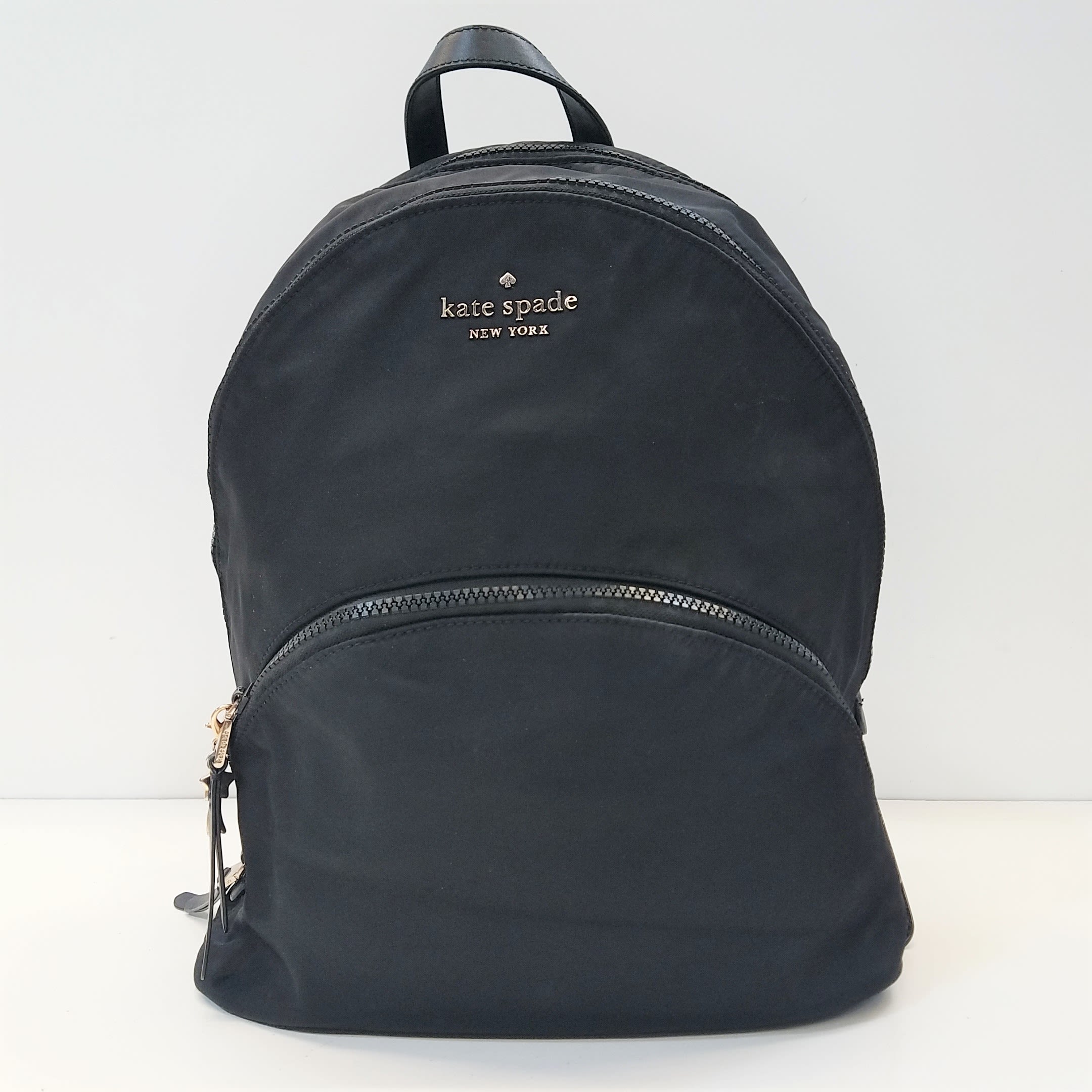 Buy the Kate Spade Nylon Backpack Black | GoodwillFinds