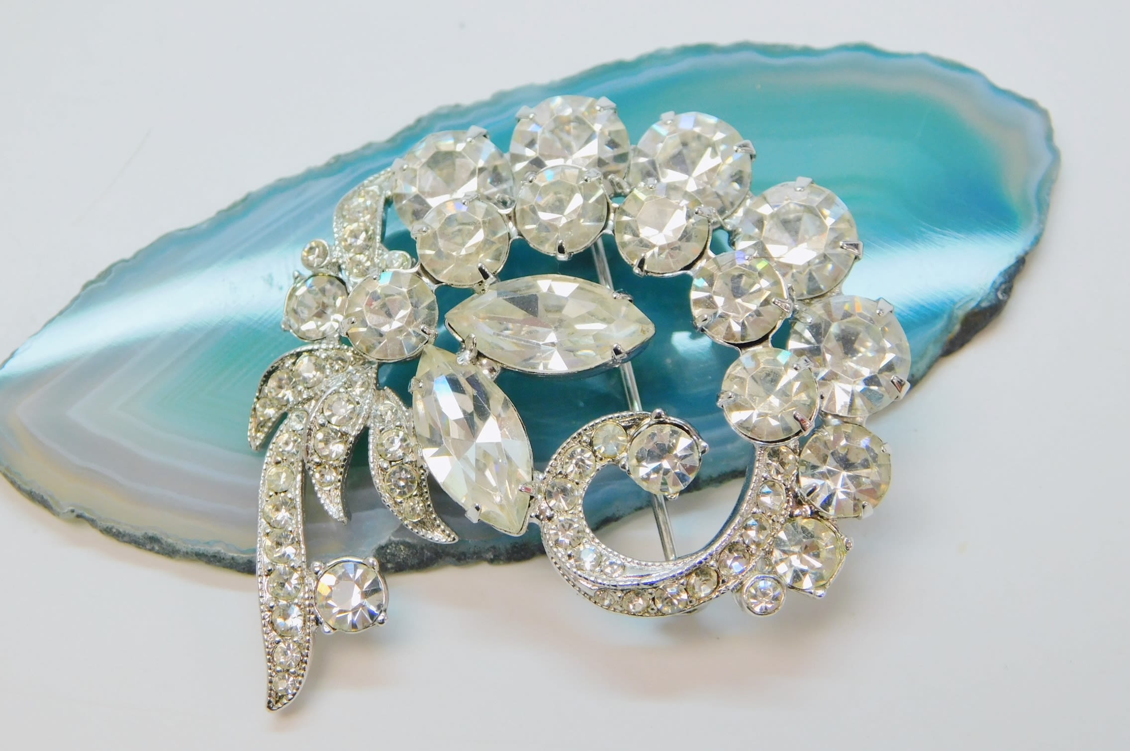 Estate Vintage Eisenberg Original Rhinestone Brooch Pin - Jewelry & Coin  Mart, Schaumburg, IL