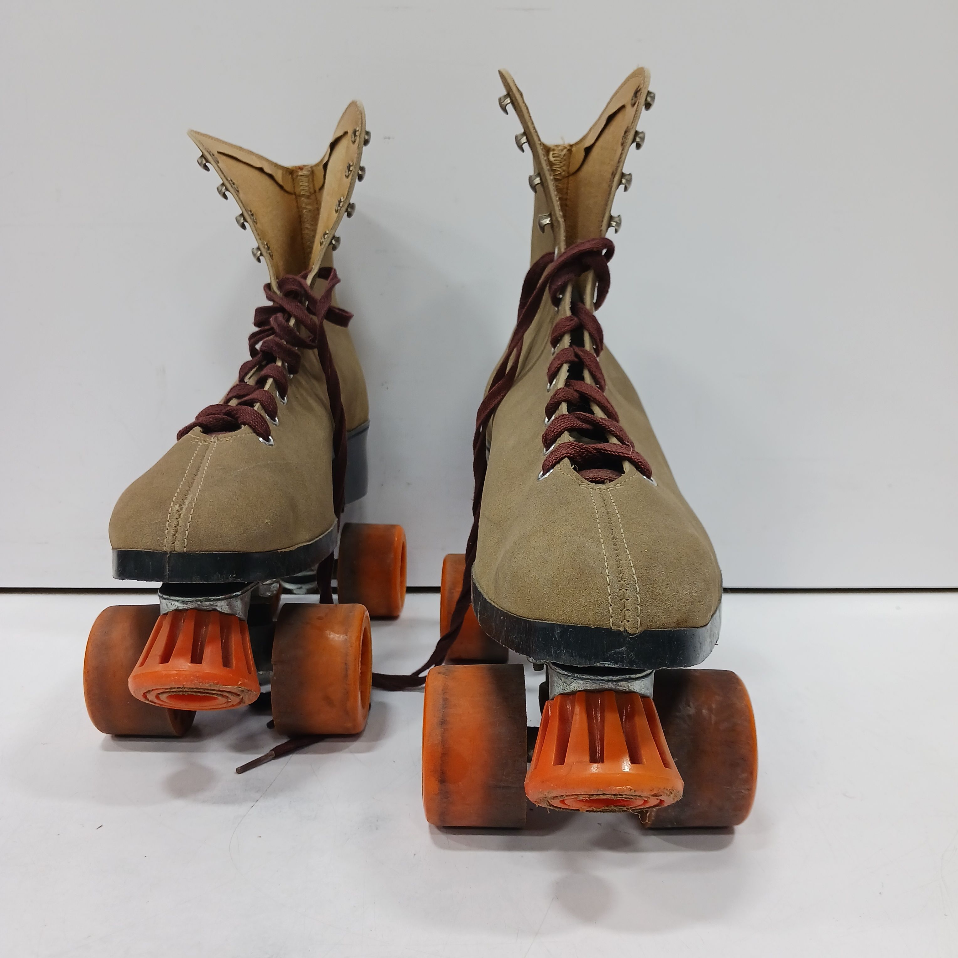 Buy The Vintage Brown Nash Cruisers Roller Skates Size 8 | GoodwillFinds