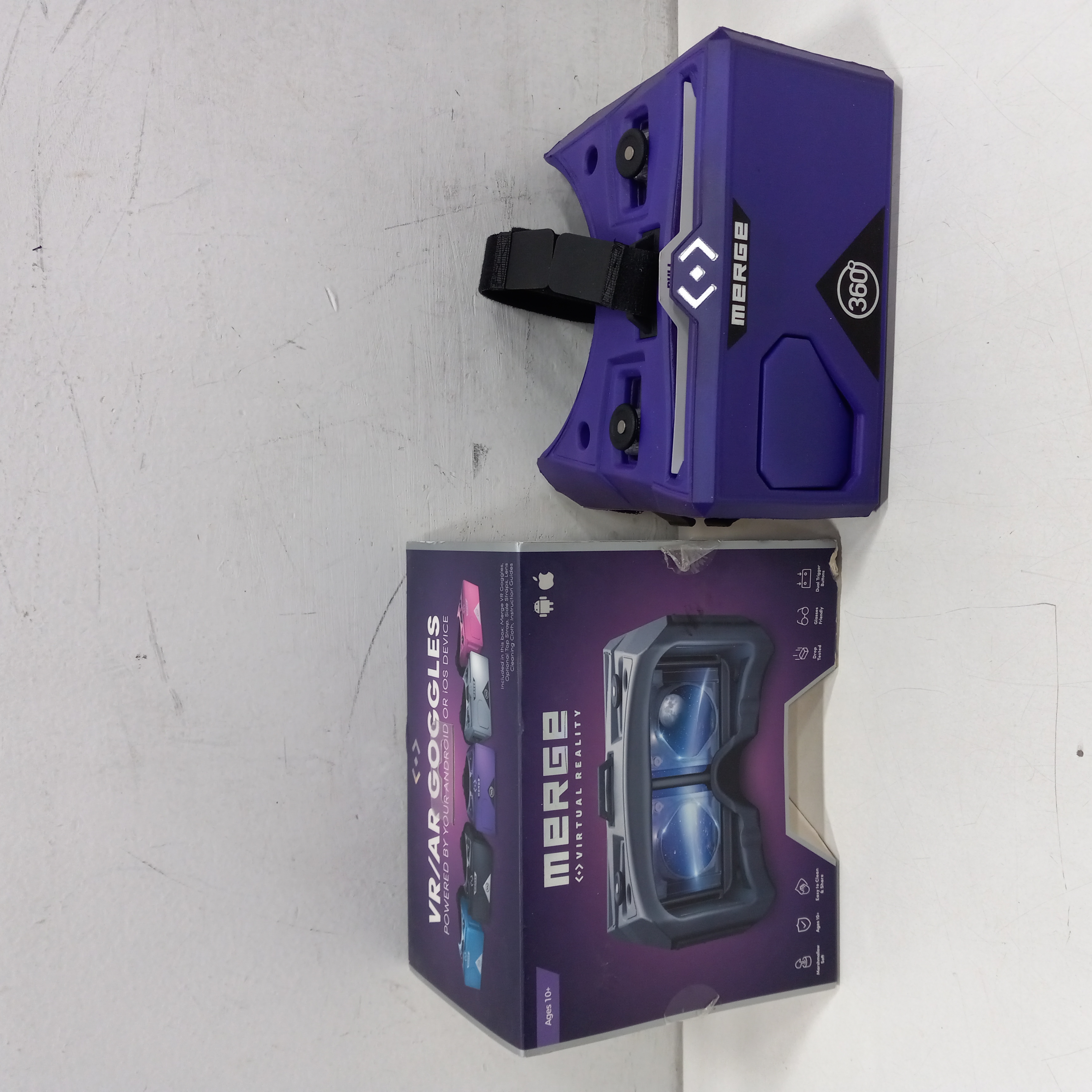 Buy the Purple VR Goggles IOB | GoodwillFinds