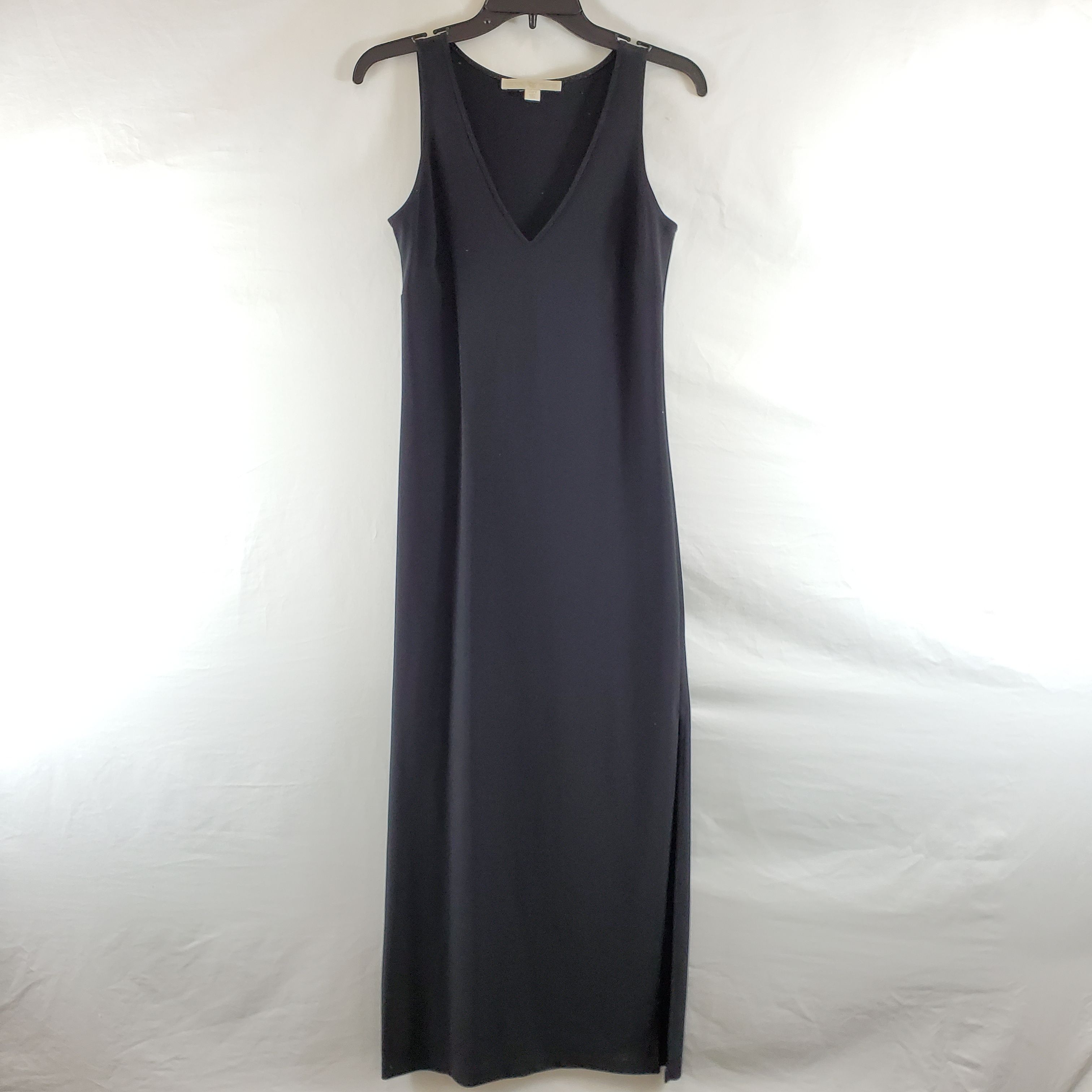 Buy the Boston Proper Women Black Split Tank Dress S | GoodwillFinds