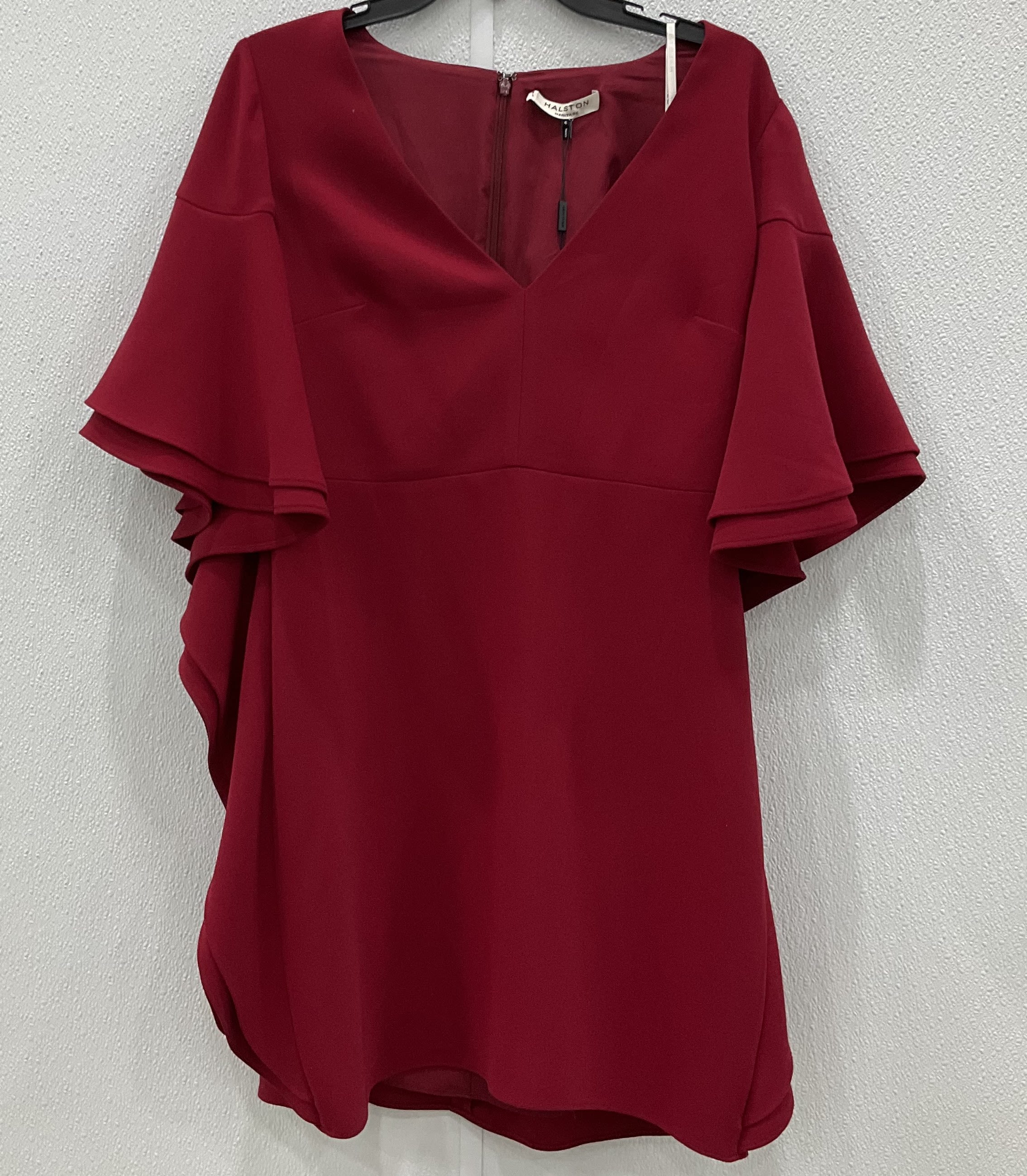 Halston heritage red clearance dress