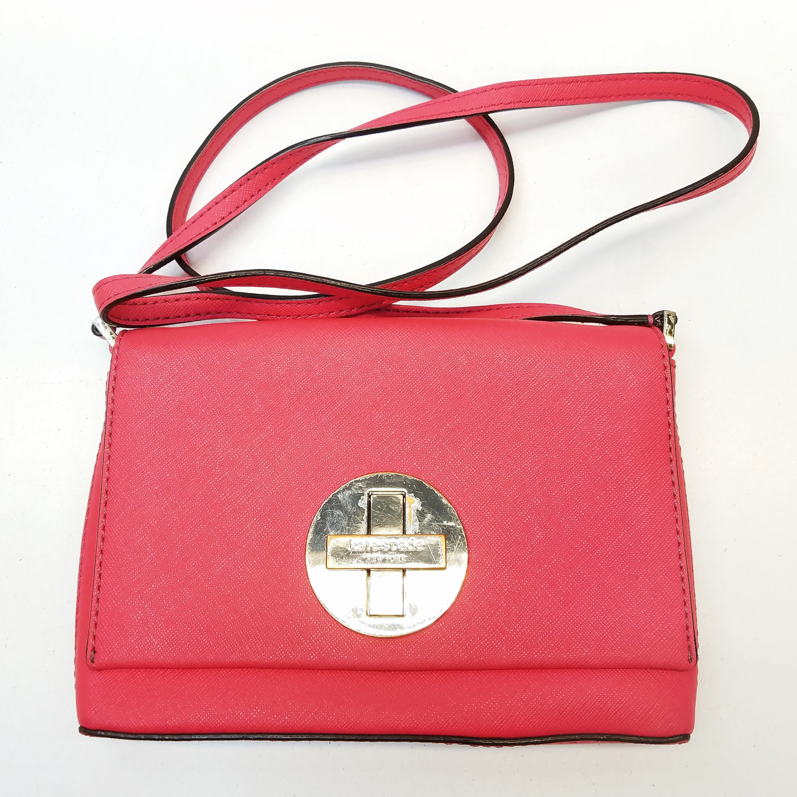 Buy the Kate Spade Newbury Lane Sally Crossbody Hot Pink Peony