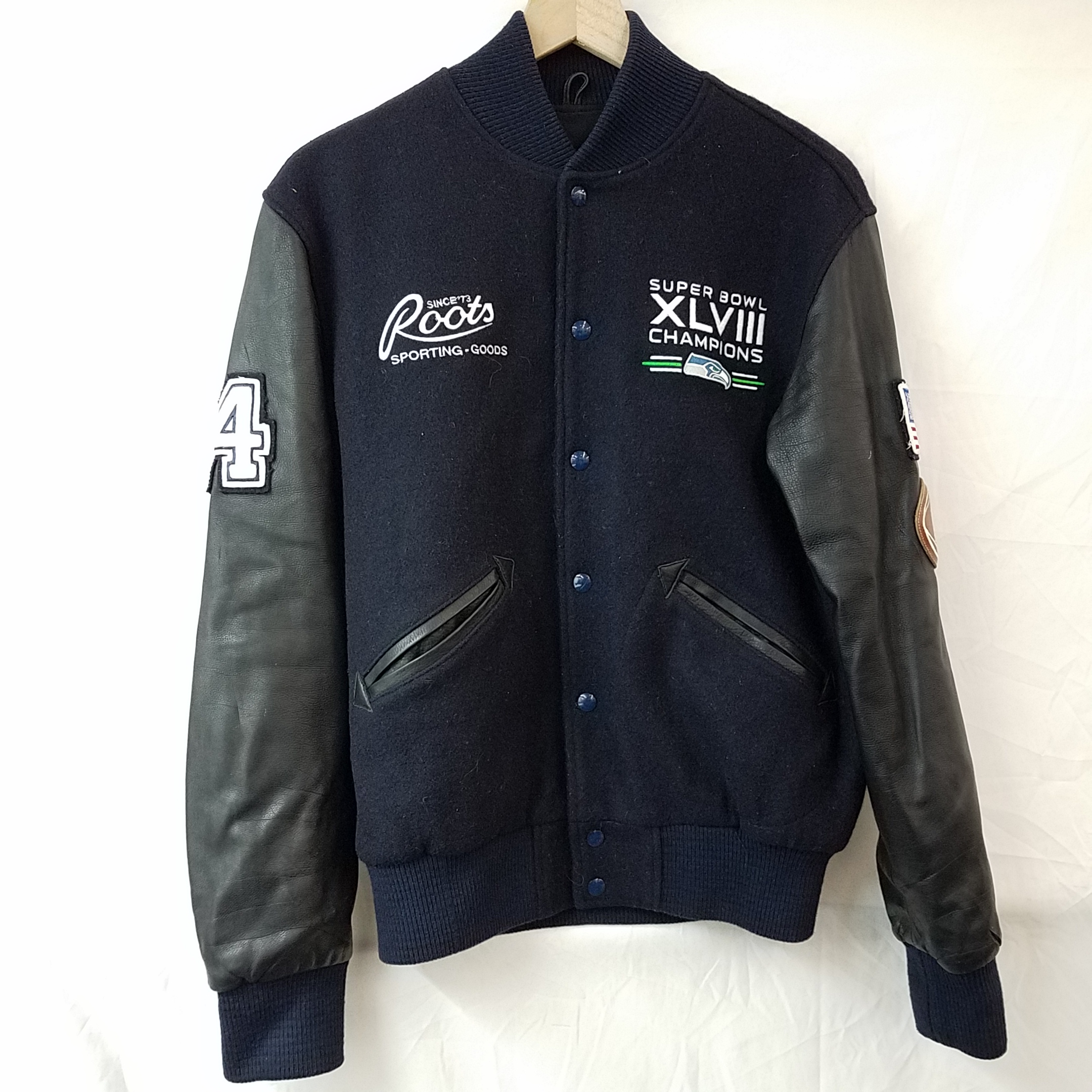 Maker of Jacket Leather Seattle Seahawks Super Bowl Champions XLVIII