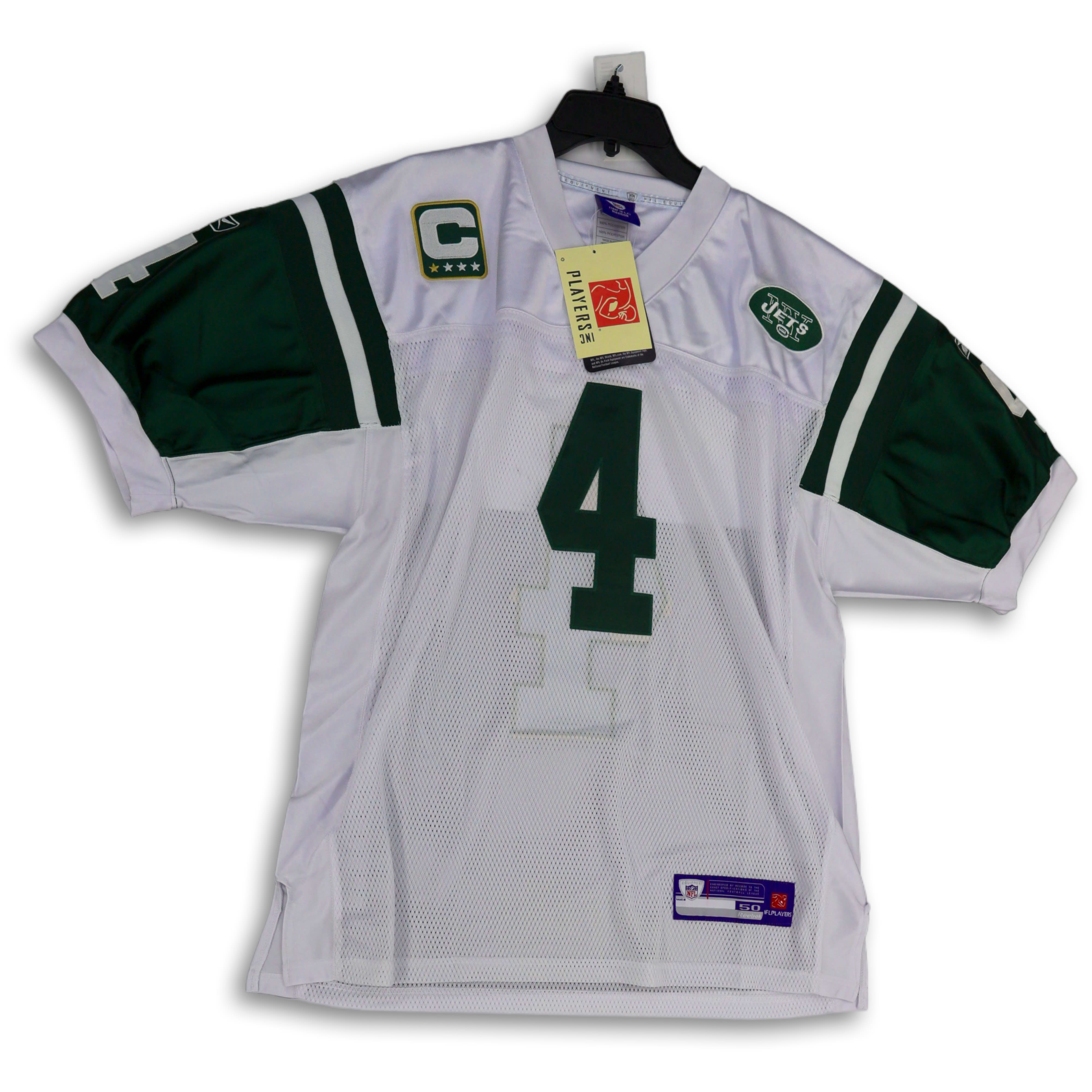 Reebok Youth XL NFL Brett Favre New York Jets Jersey #4 White