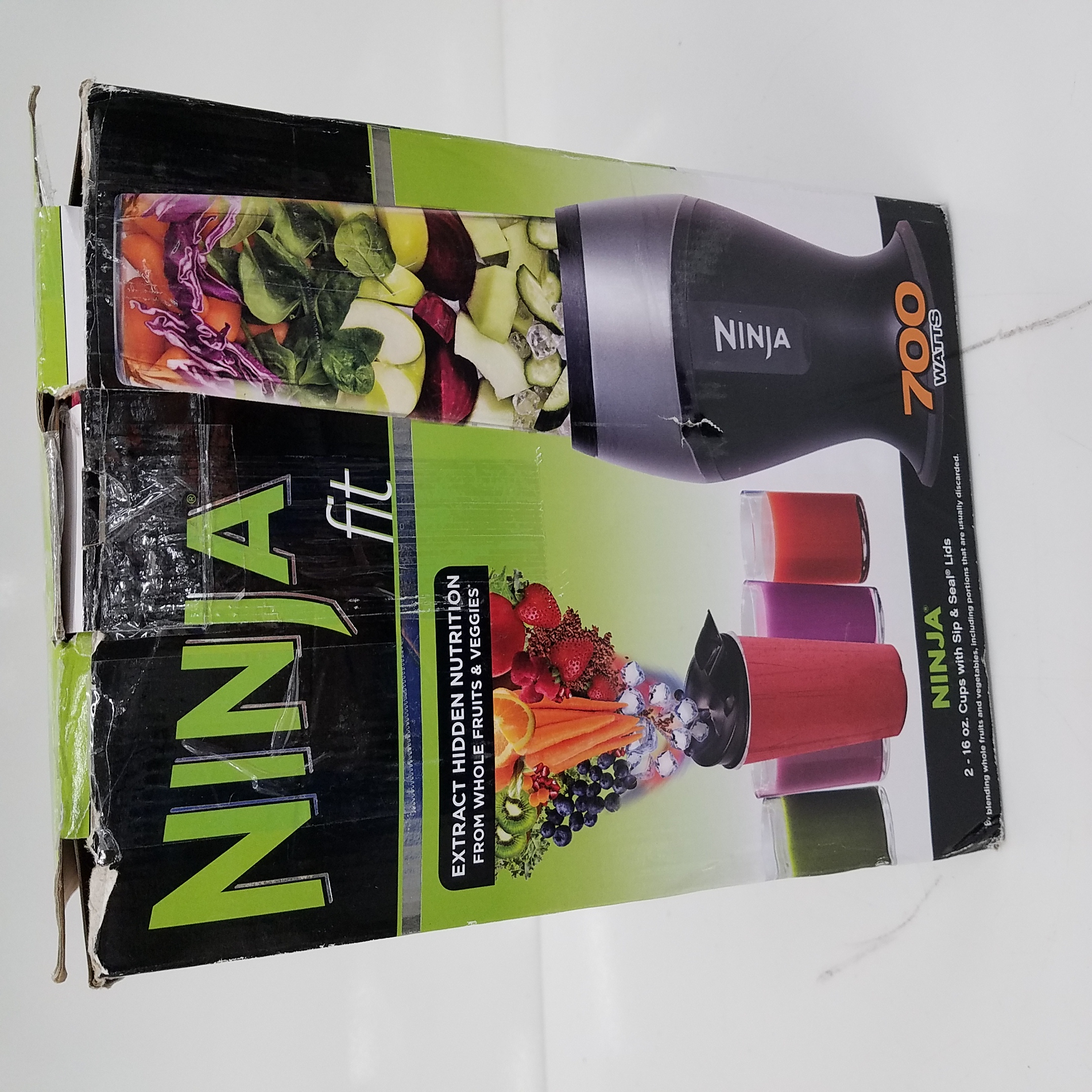 Buy the Ninja QB3001SS Ninja Fit Compact Personal Blender, for Shakes ...