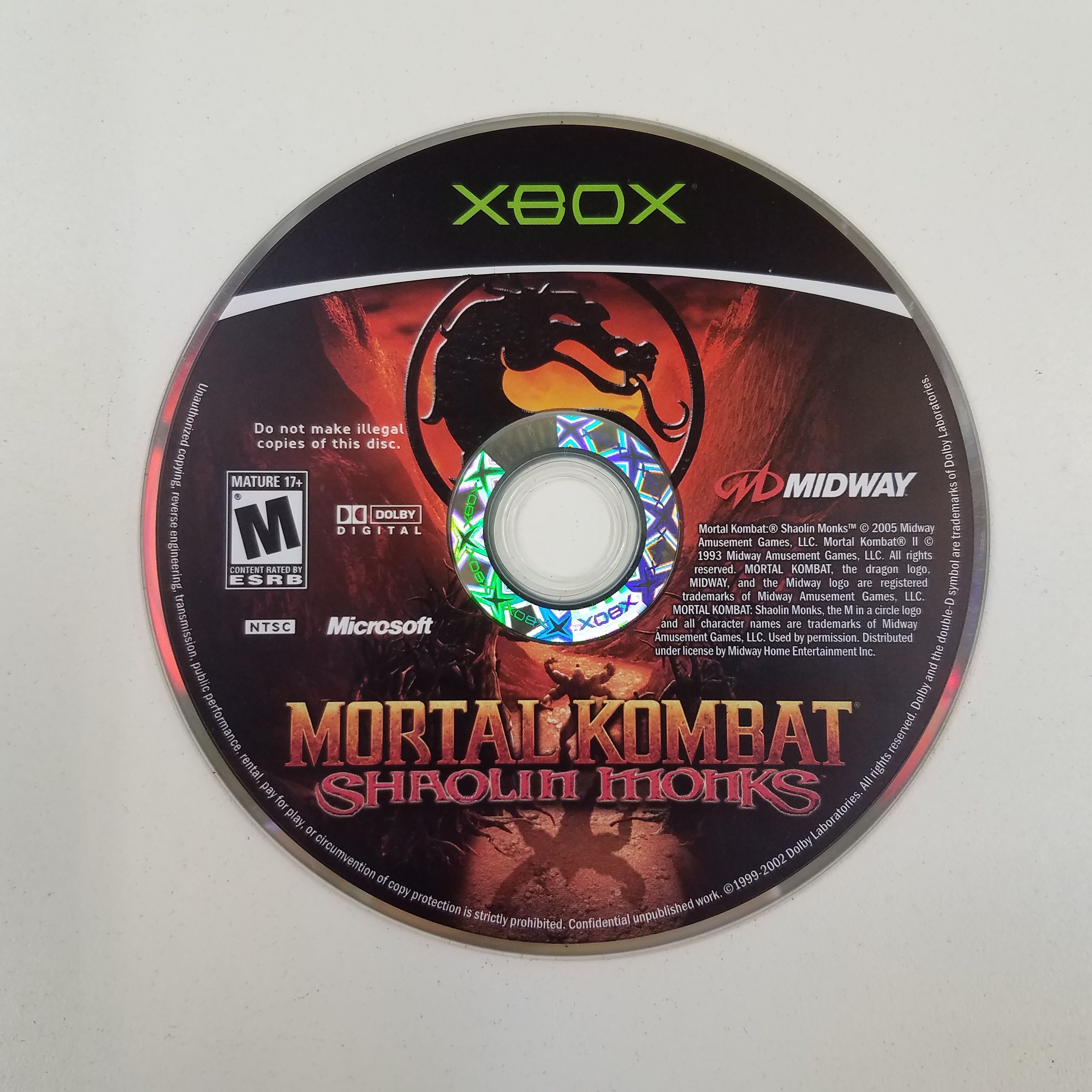 mortal kombat shaolin monks xbox one