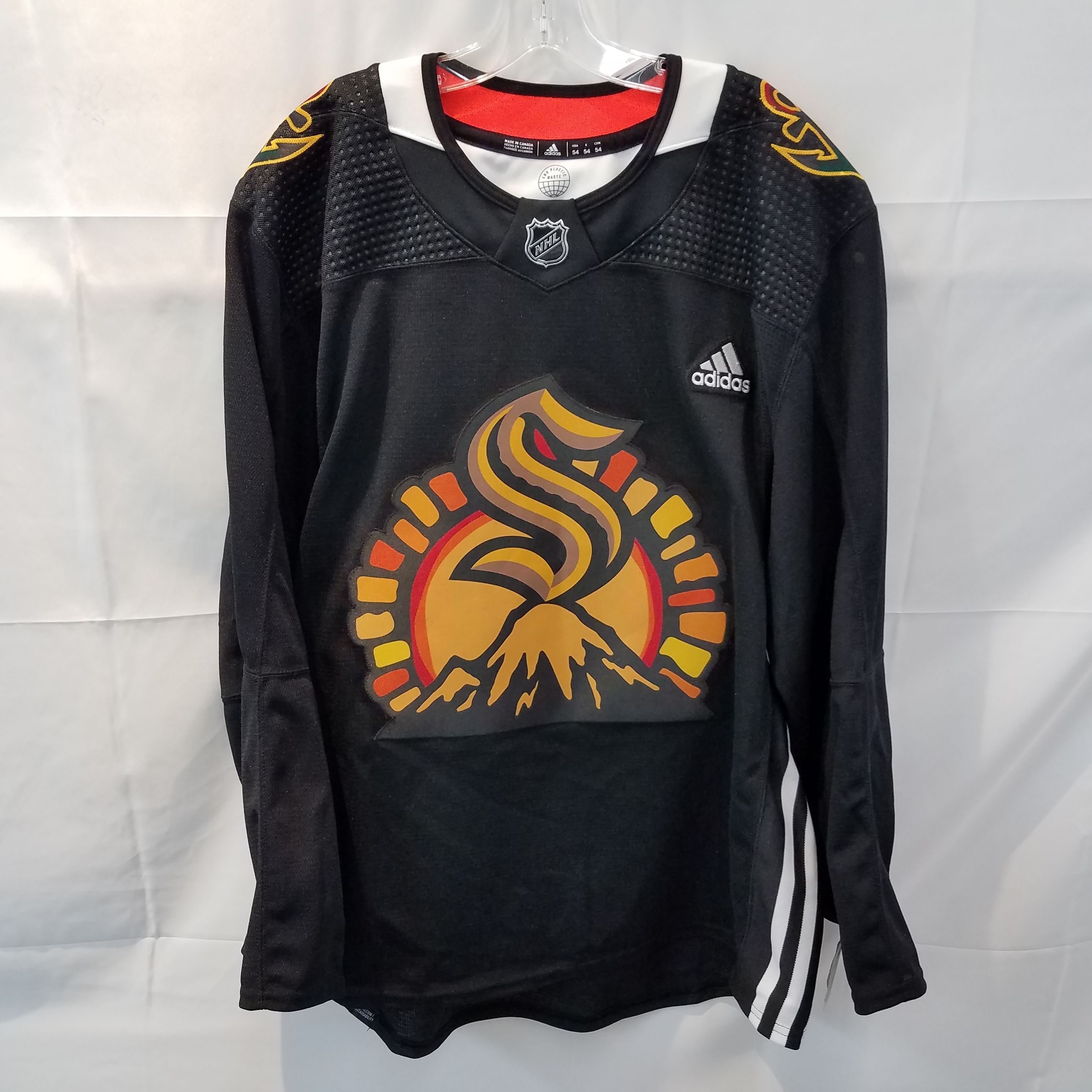RARE Size 54 Made in Canada Pro Stock Blank Adidas NHL Practice