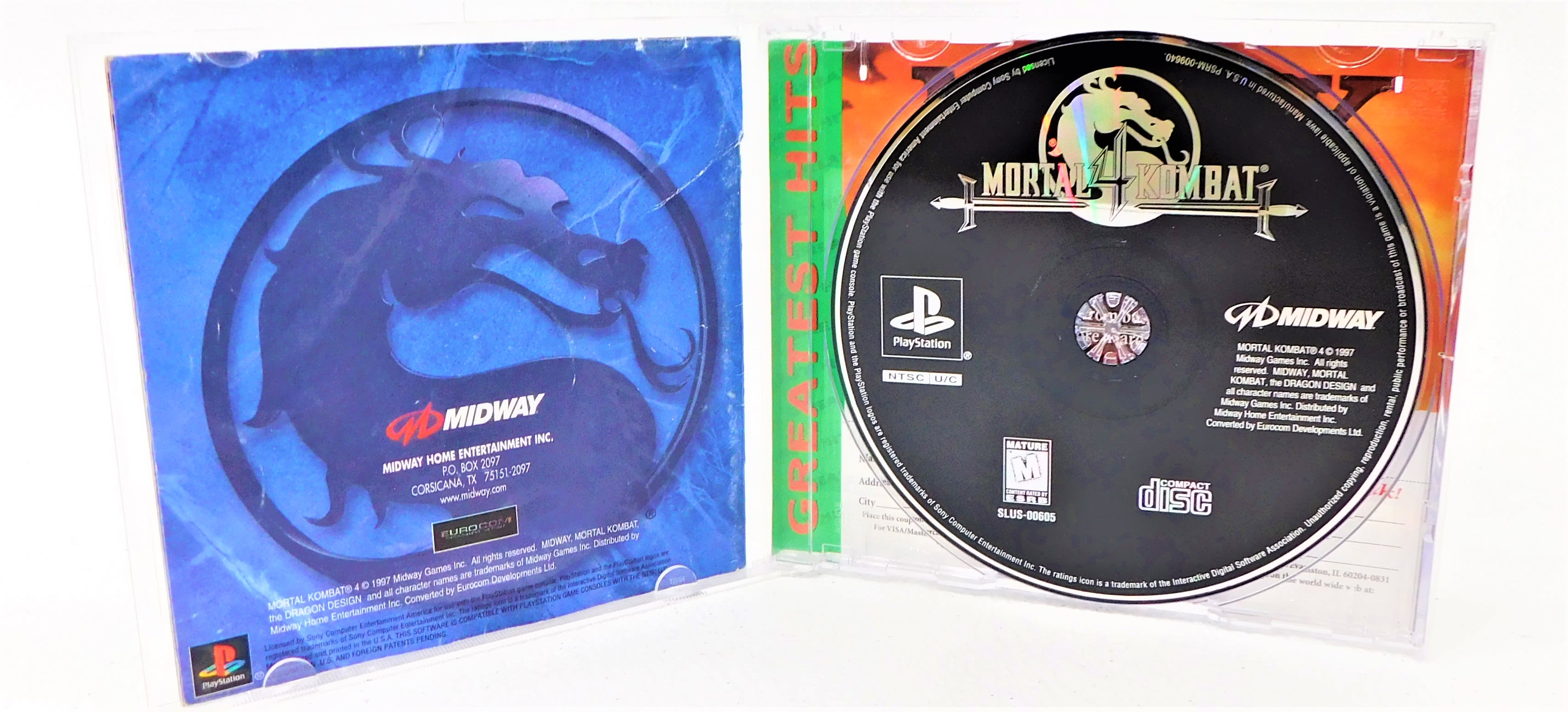 Mortal Kombat 4 Video Games for sale