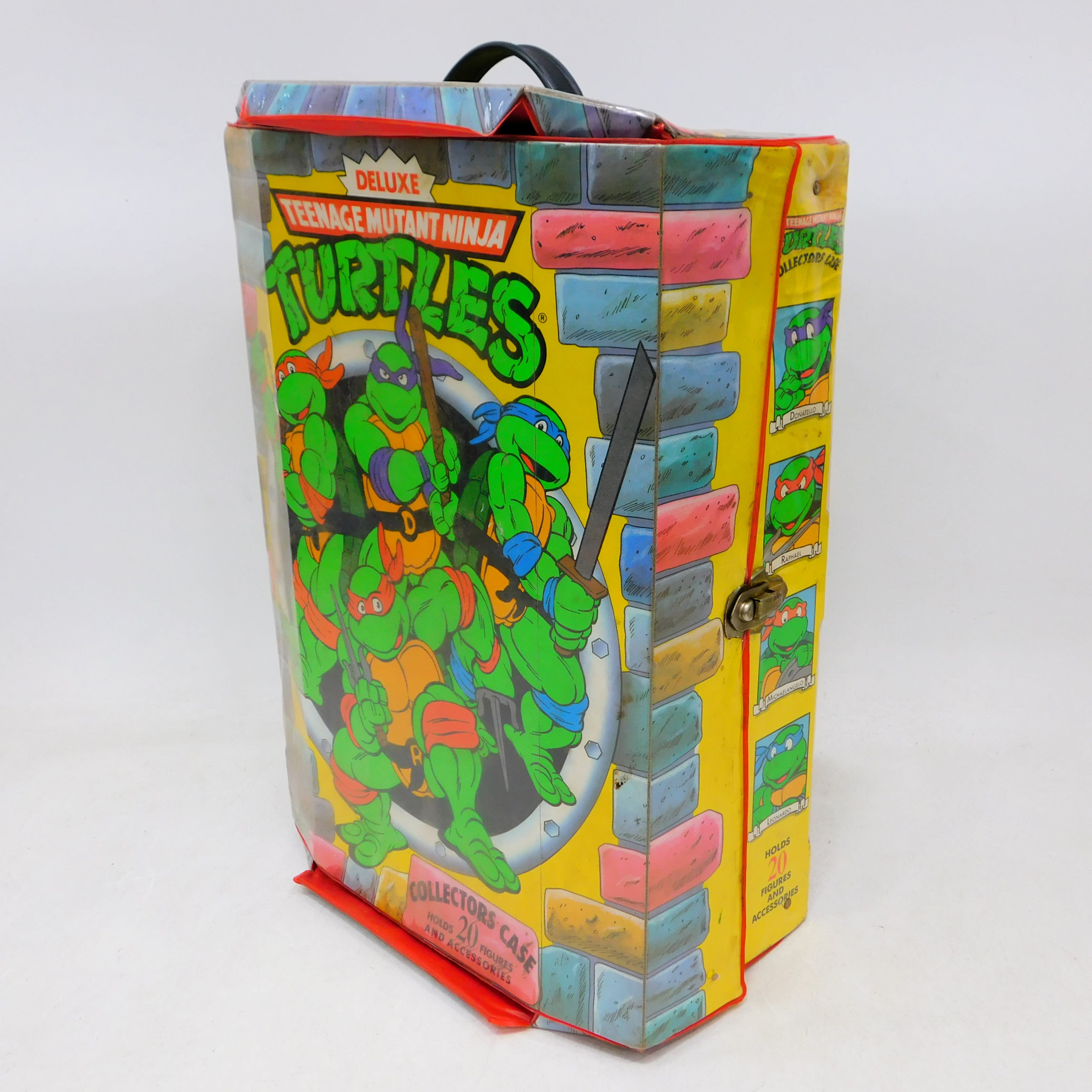 Buy The Vintage Teenage Mutant Ninja Turtle Deluxe Collectors Case W  2 