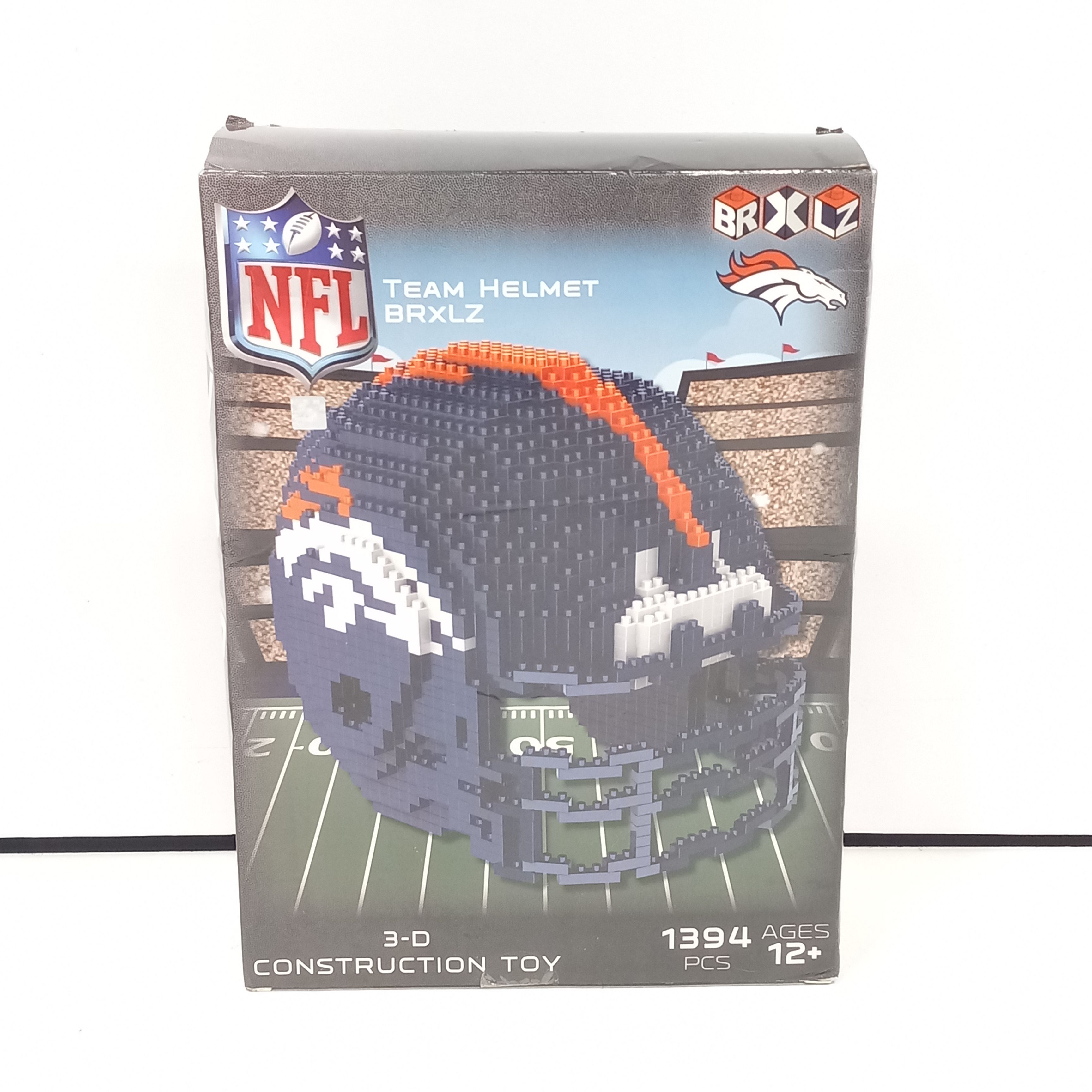 Buy the BRXLZ NFL Mini Denver Broncos Helmet