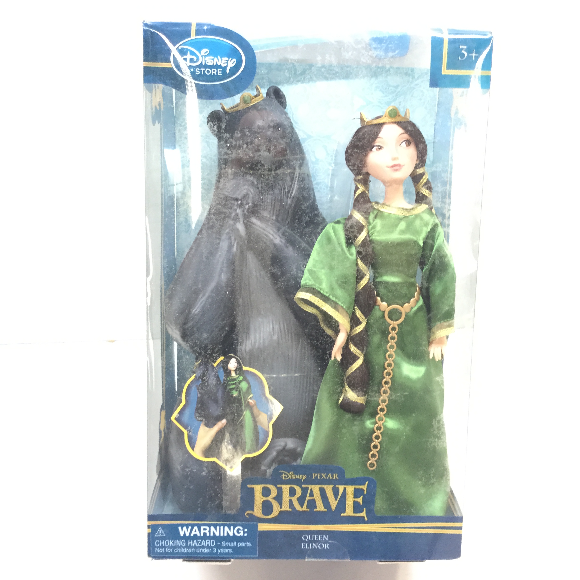 Buy the Disney Princess Brave Queen Elinor & Bear Doll (In Case ...