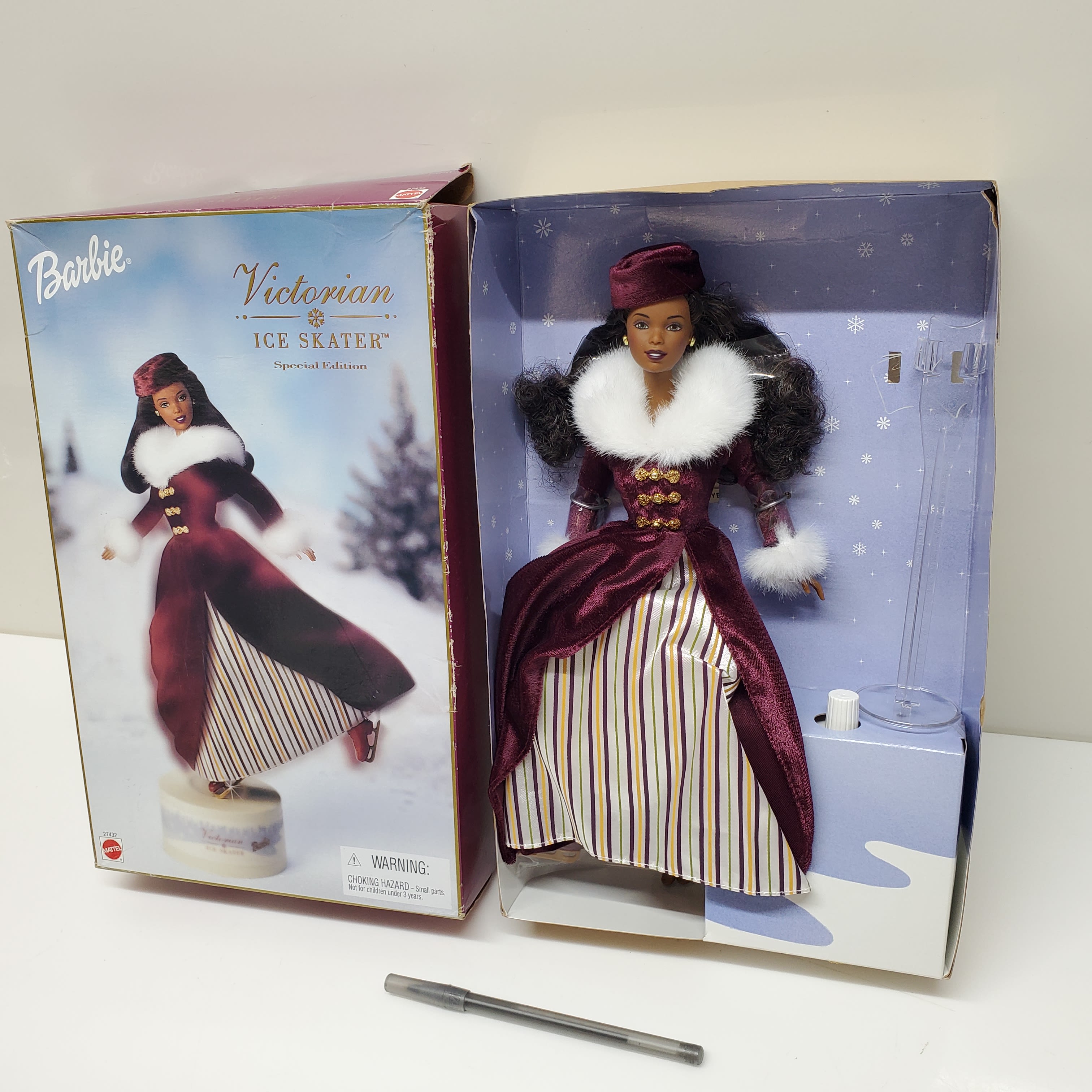 Victorian ice skater discount barbie special edition value