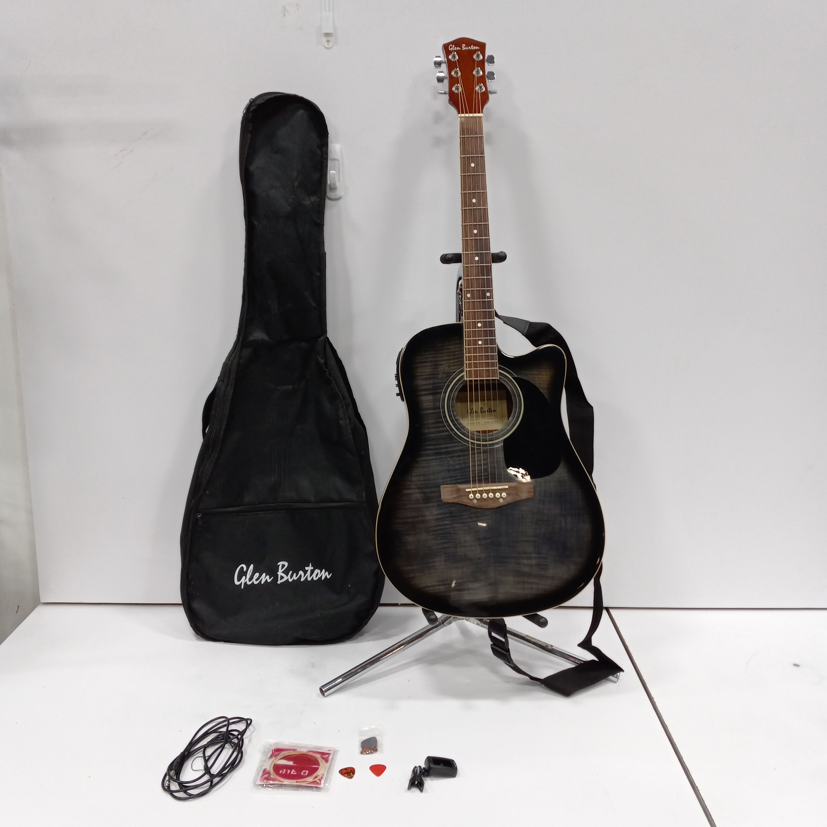 Buy the Glen Burton Electric Acoustic Guitar Model VCH009 In Gig