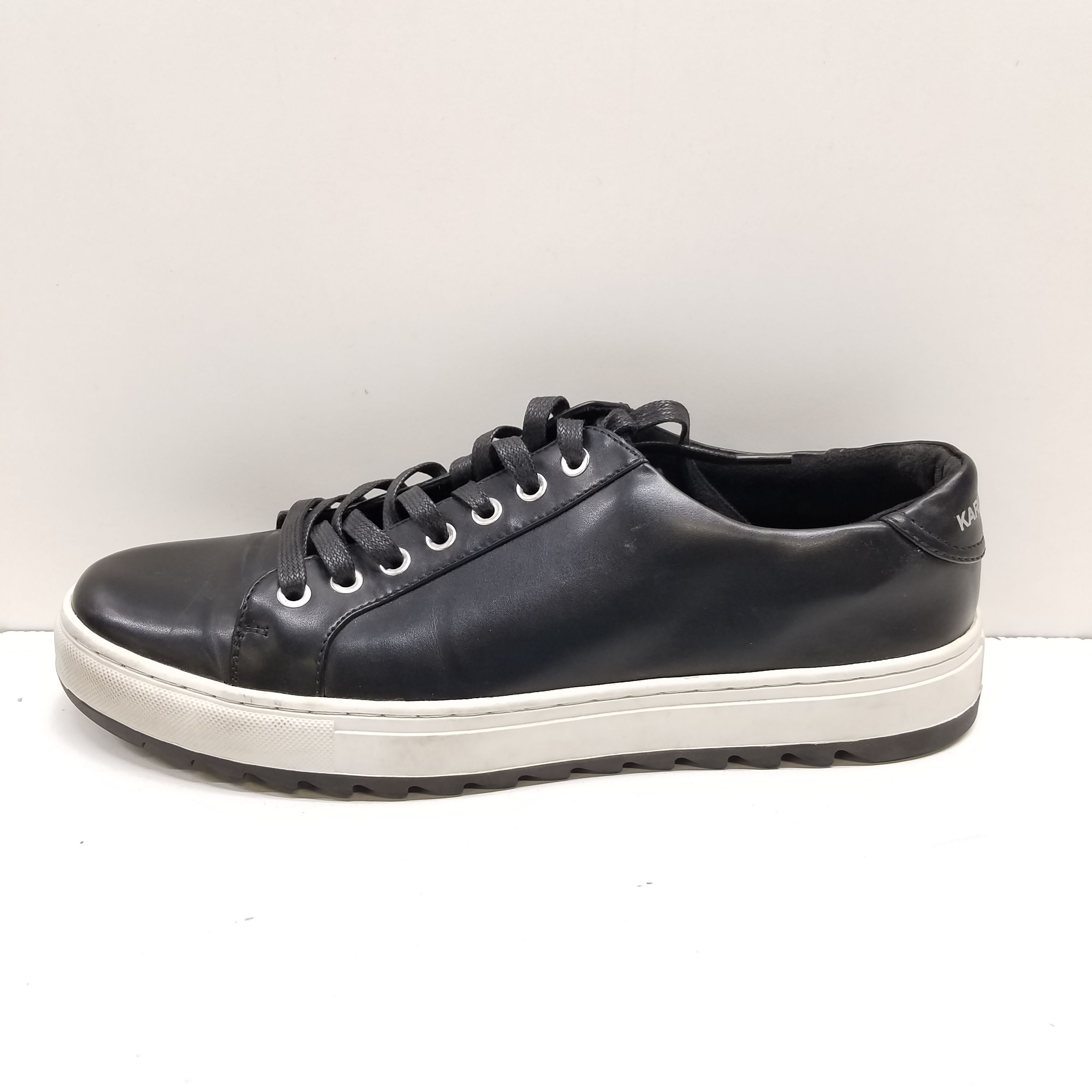 Buy the Karl Lagerfield Paris Sneakers Black 11 | GoodwillFinds