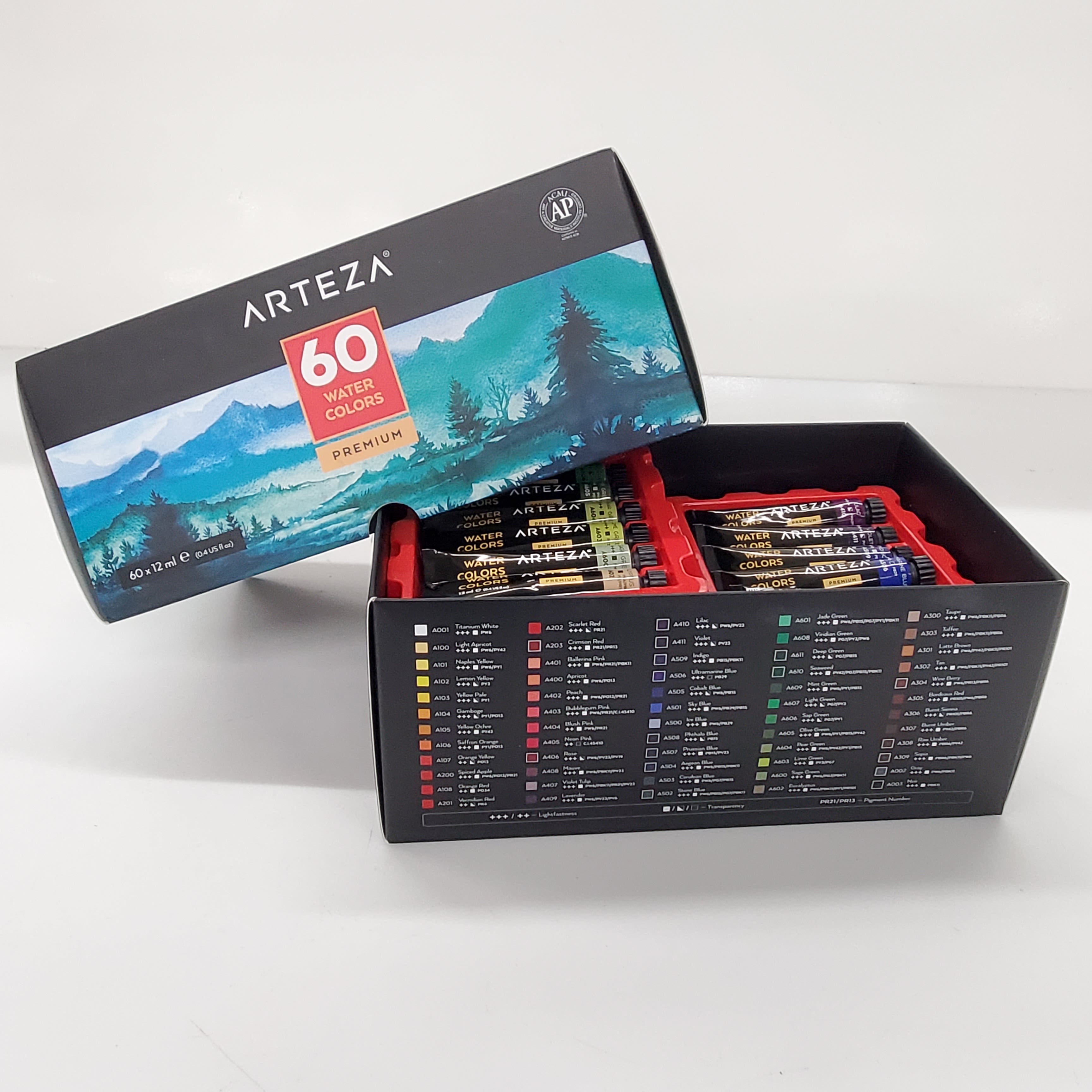 Buy the Arteza 60 Water Colors Premium Set [Incomplete