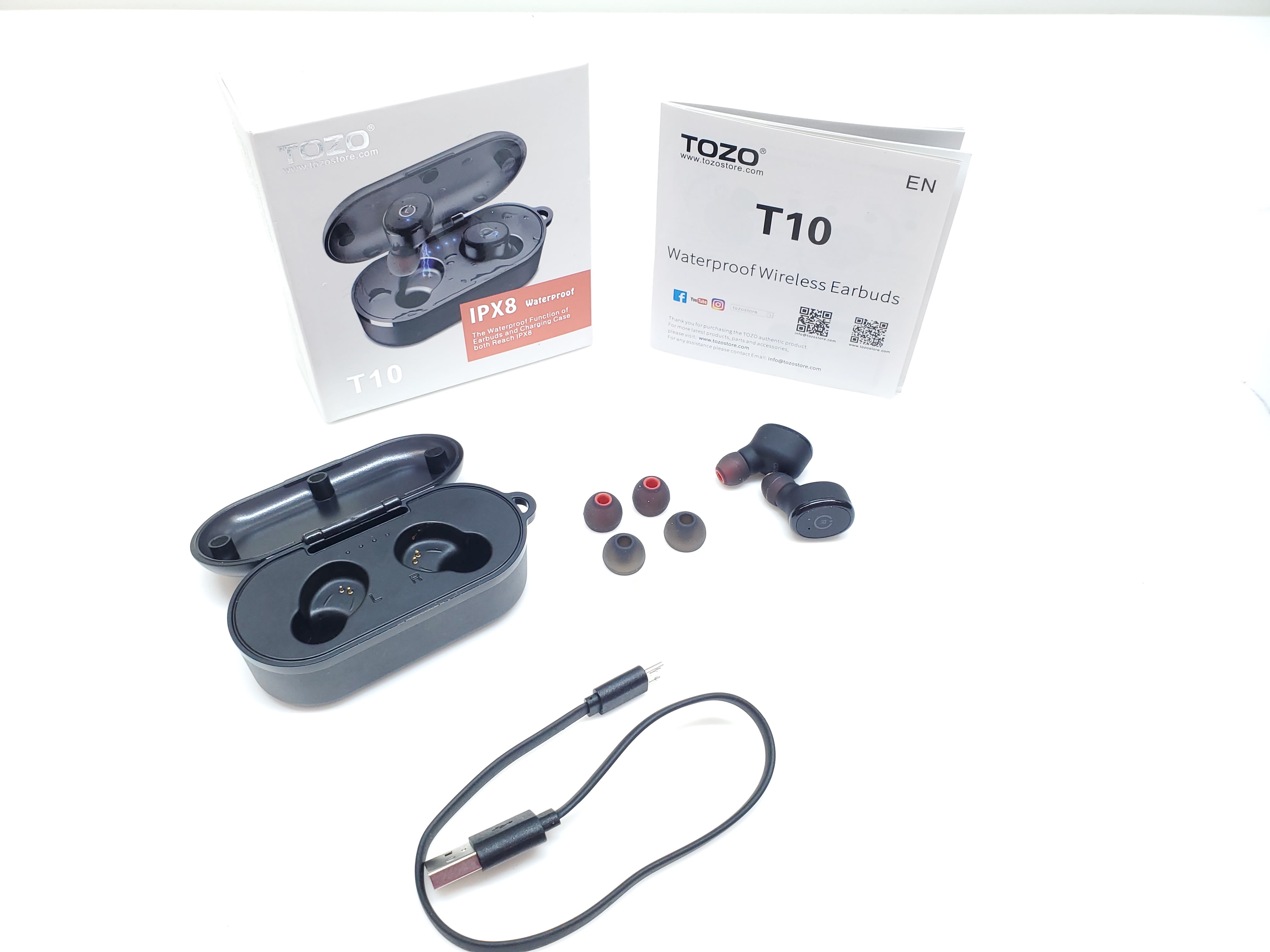 Ipx8 waterproof wireless discount earbuds