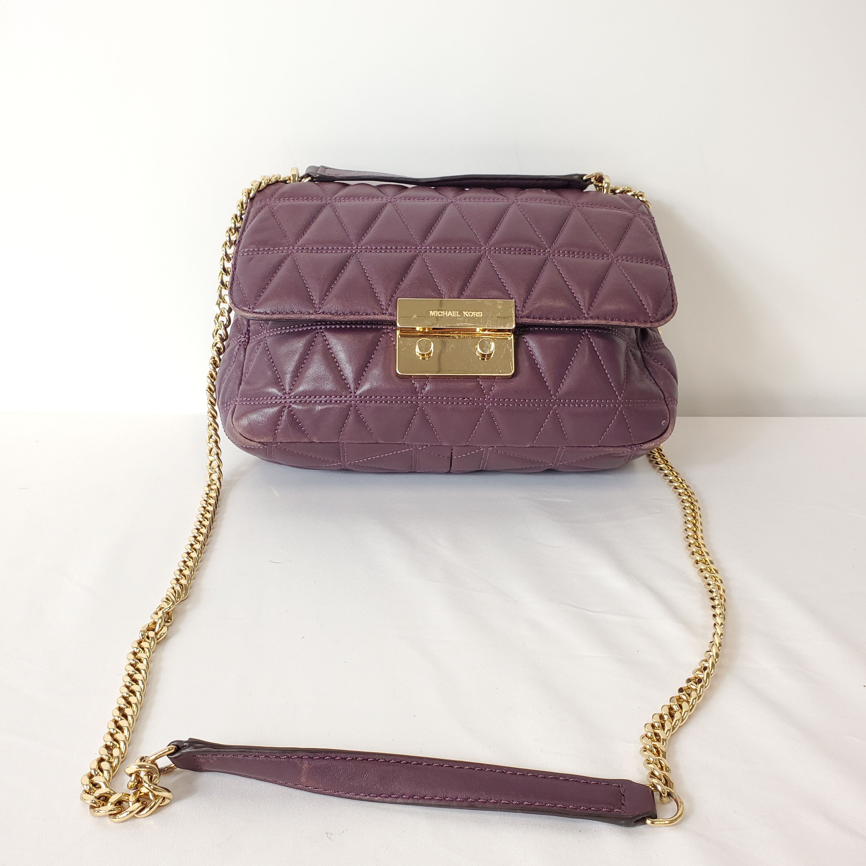 Michael kors cheap purple crossbody bag