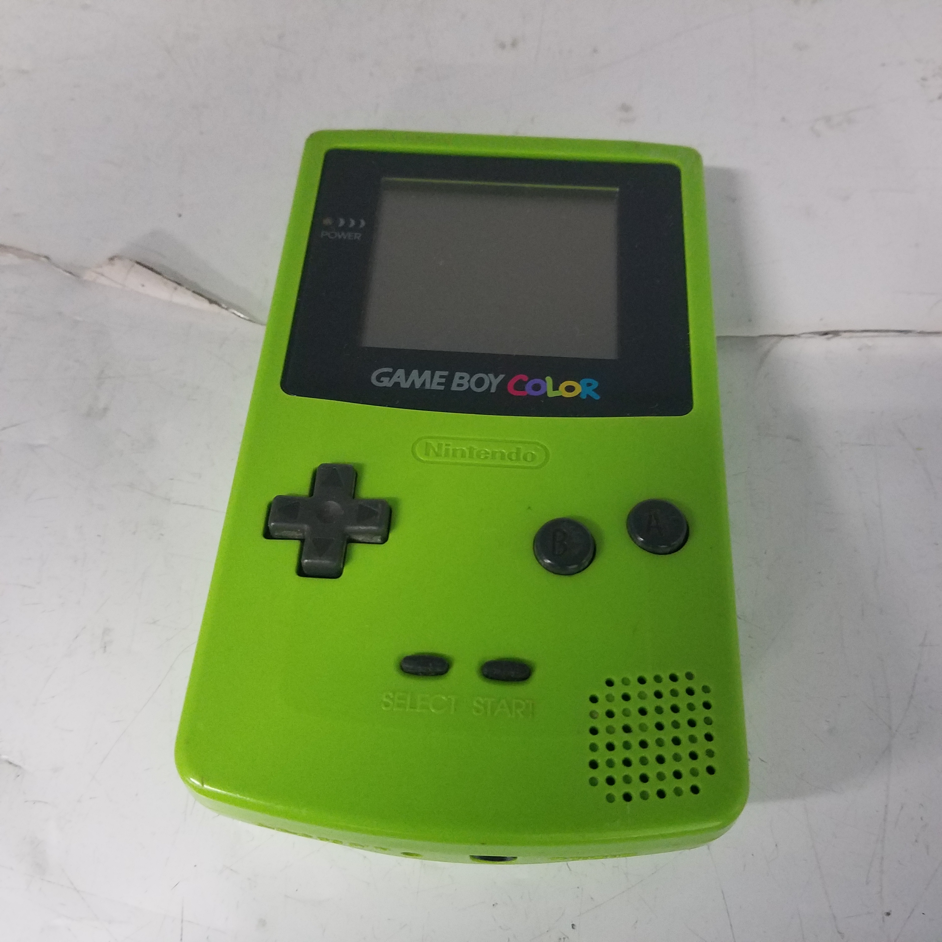 Buy the Nintendo Gameboy Color Lime Green Handheld #2 | GoodwillFinds