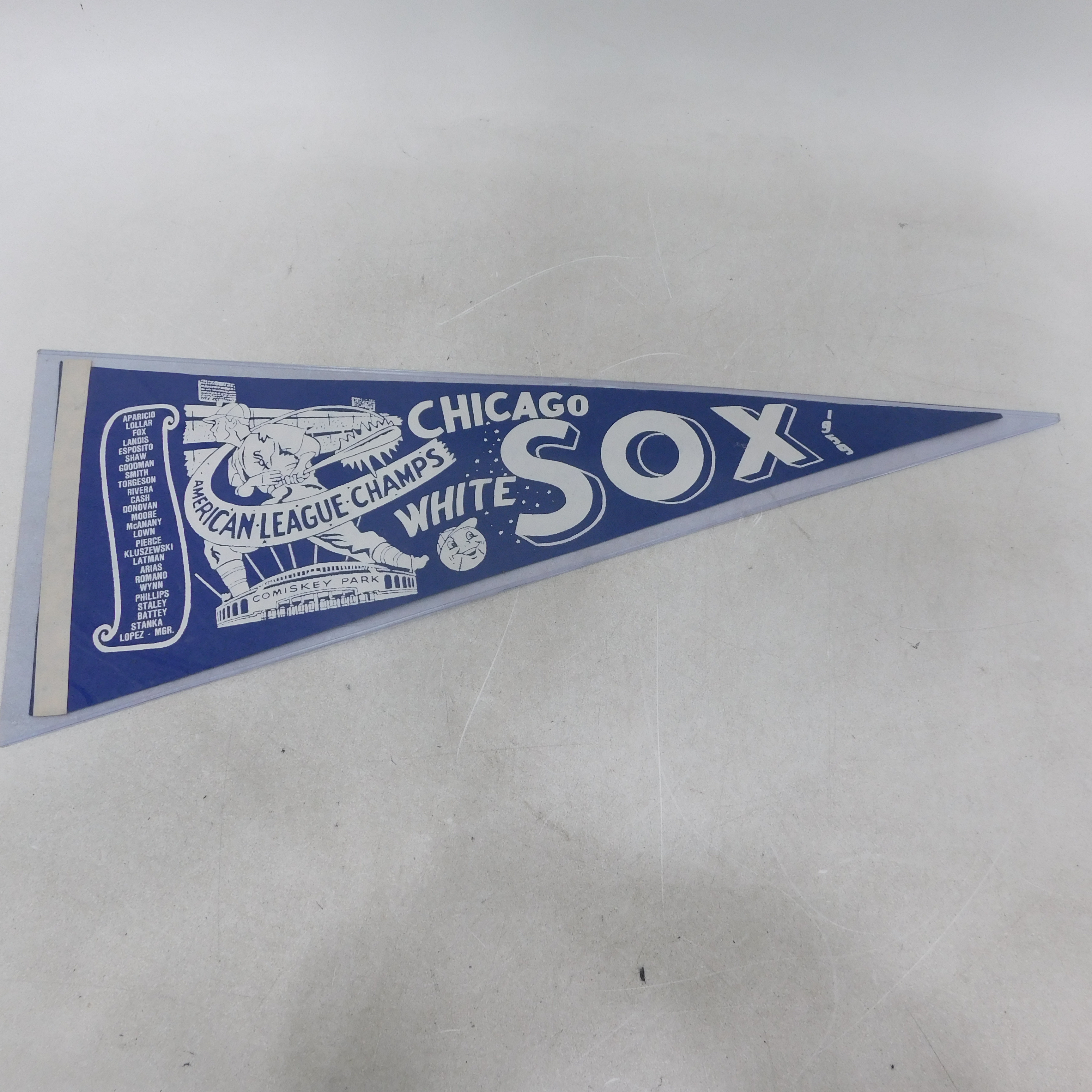 Vintage Original Chicago White Sox Baseball Pennant Flag 