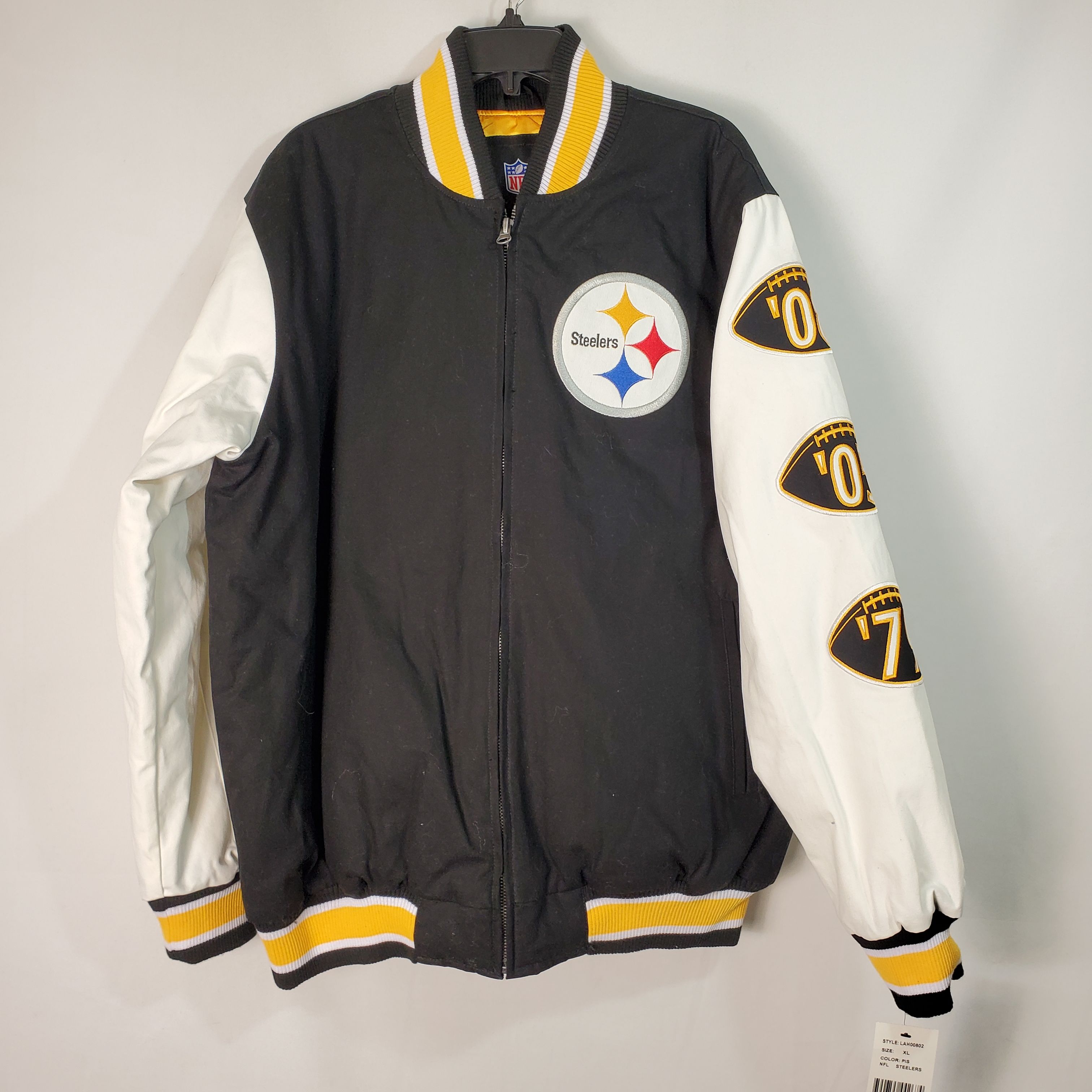 NFL, Jackets & Coats, Steelers Womens Jean Jacket With Patches