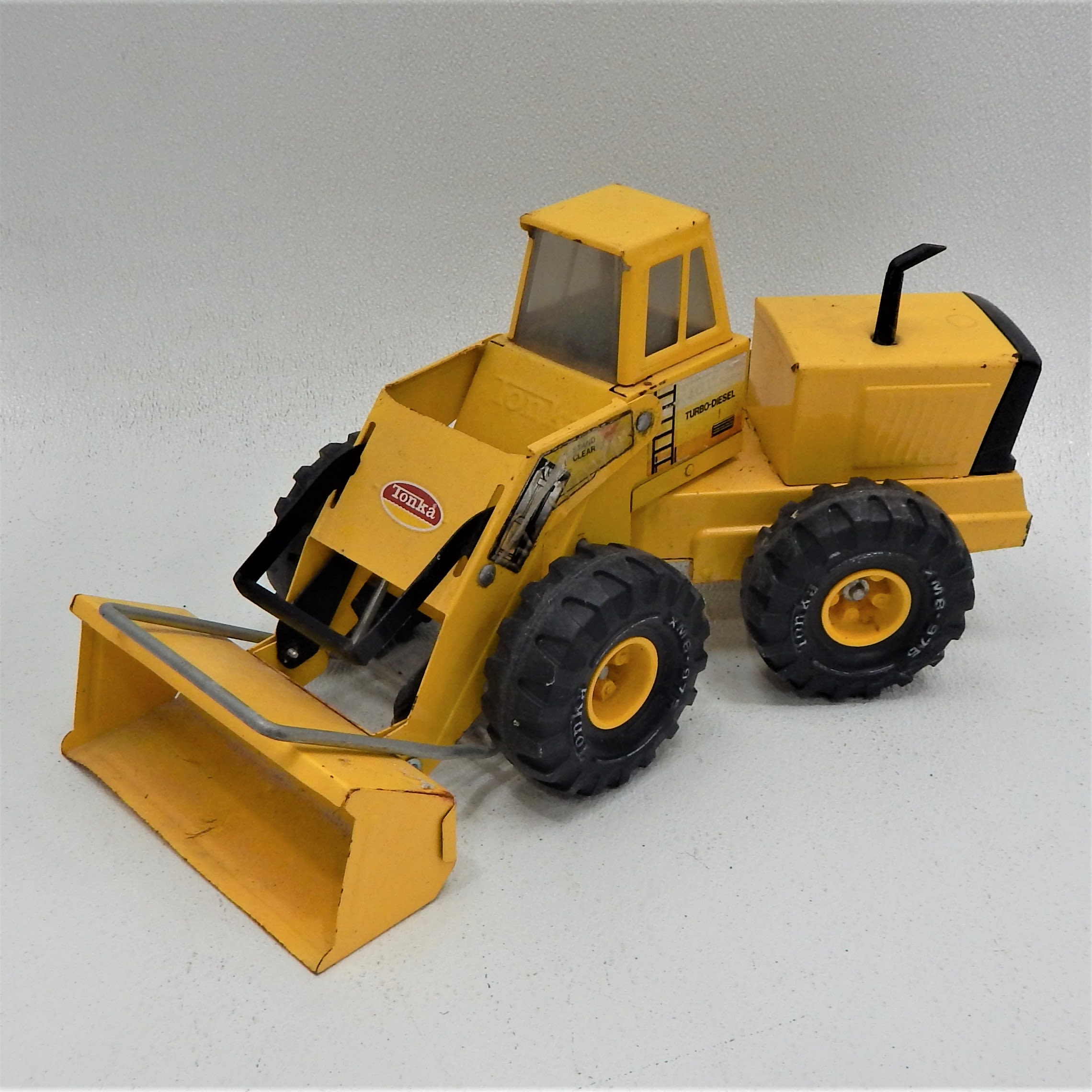 Buy the Vintage Tonka Pressed Steel Yellow Front Loader Toy Truck ...