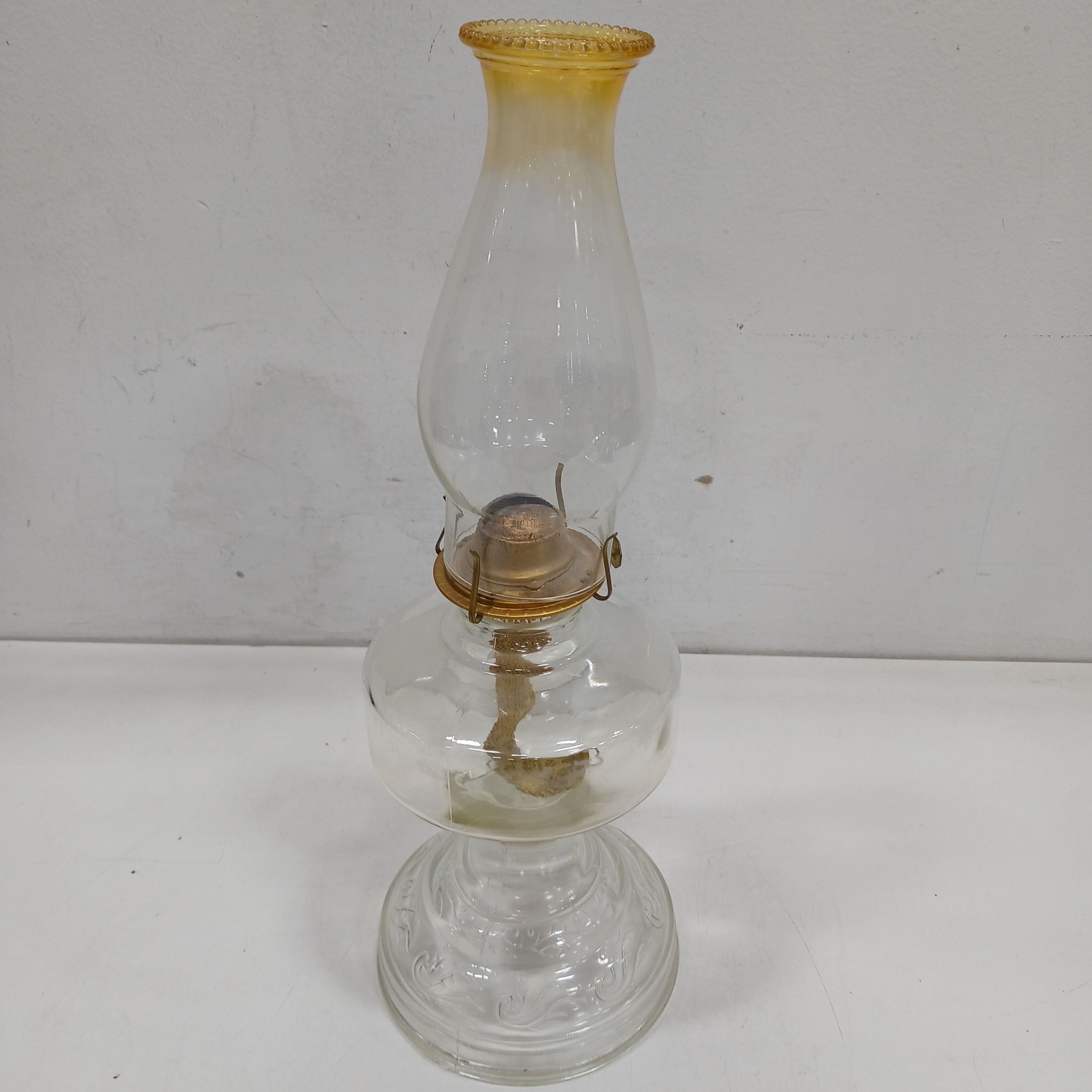 Vintage Glass Hurricane Lamp – Vintage Arts Inc.