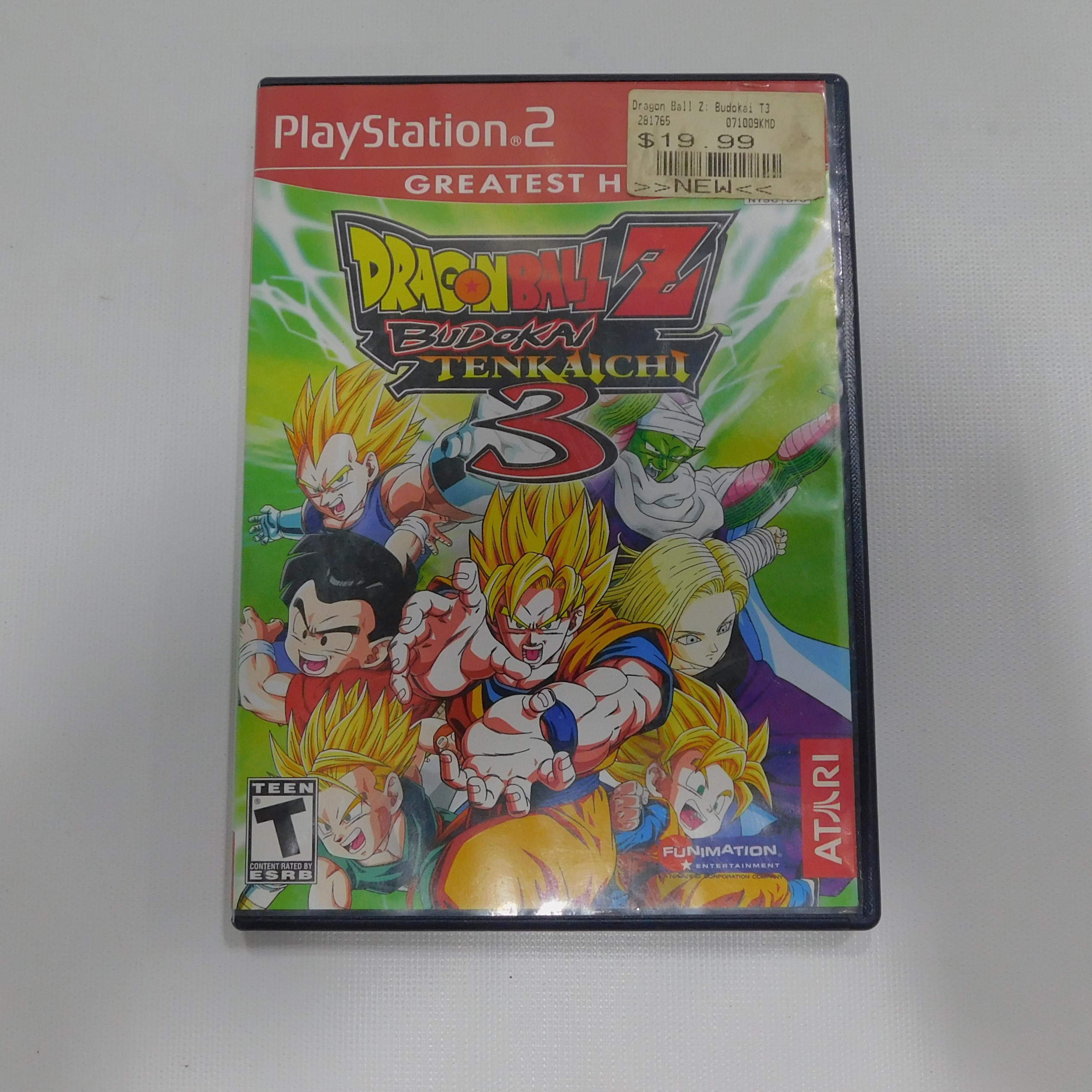 Buy the Dragon Ball Z Budokai Tenkaichi 3 Greatest Hits Sony ...