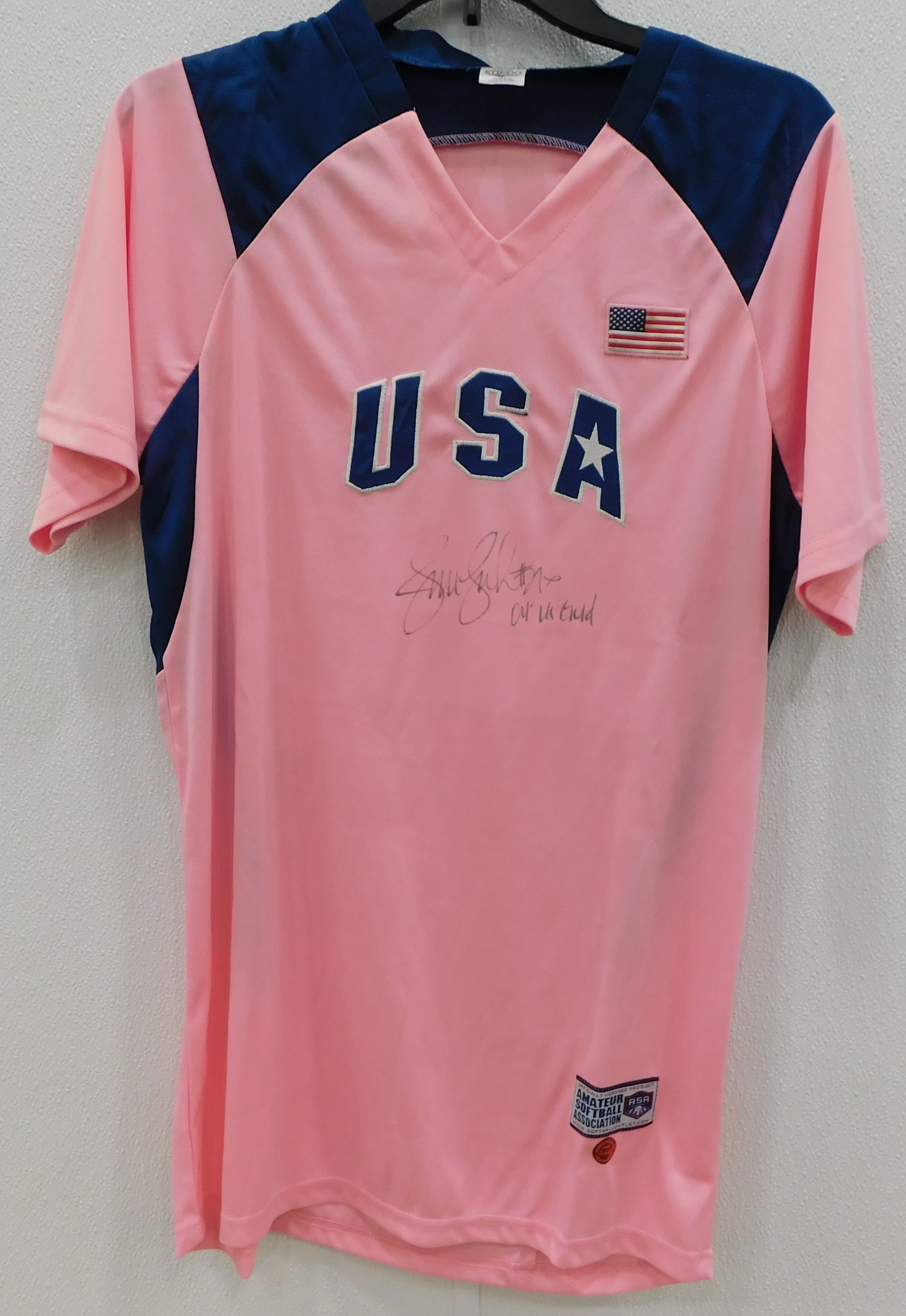 Autographed Jersey - Jennie Finch USA Jersey 2 (Red or Blue option