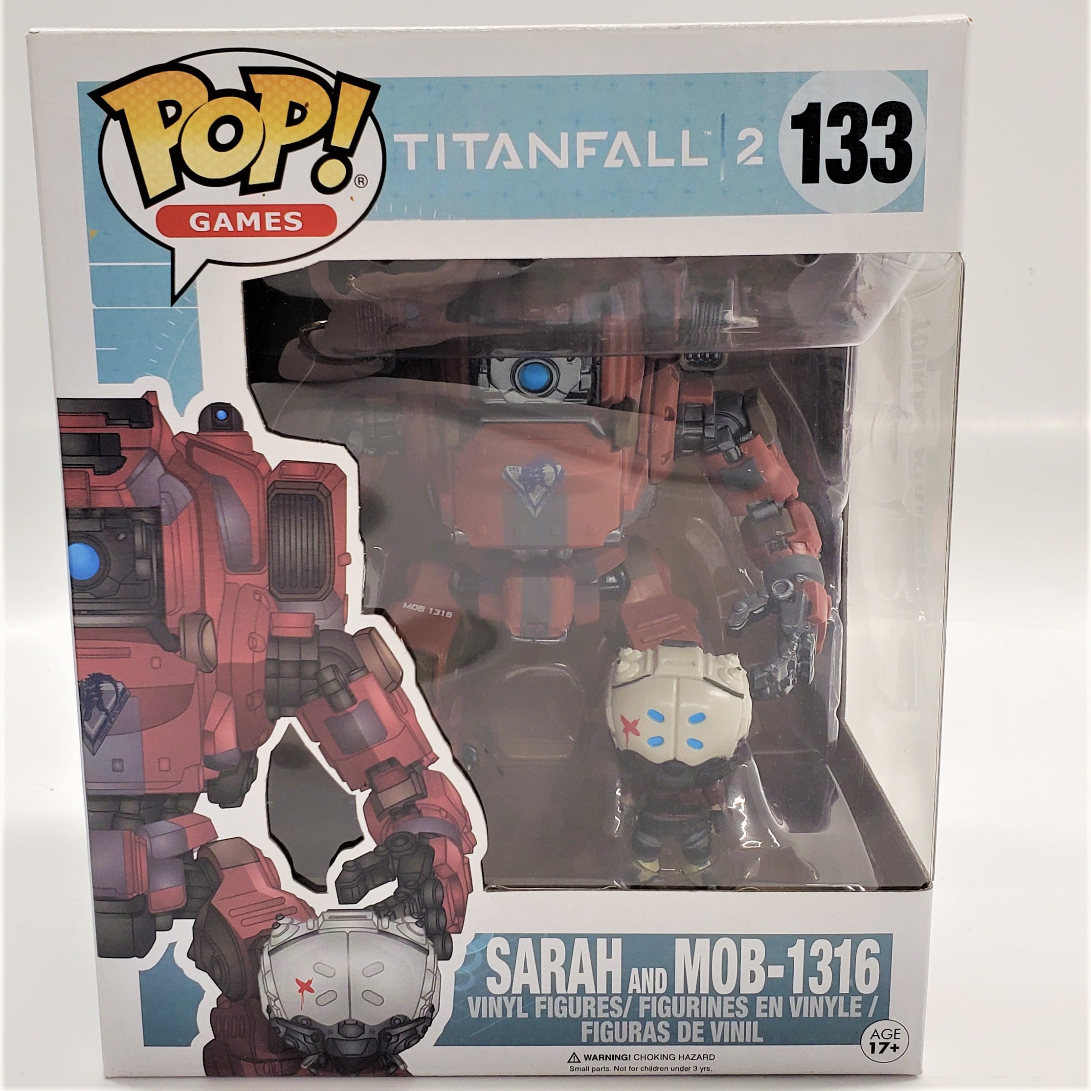  Funko Pop Titanfall 2 Collection - Includes Sarah and Mob 1316  - Bring The Action Game into Reality with These Figurines - Functional  Control Compartment for Sarah - Detailed Design : Toys & Games