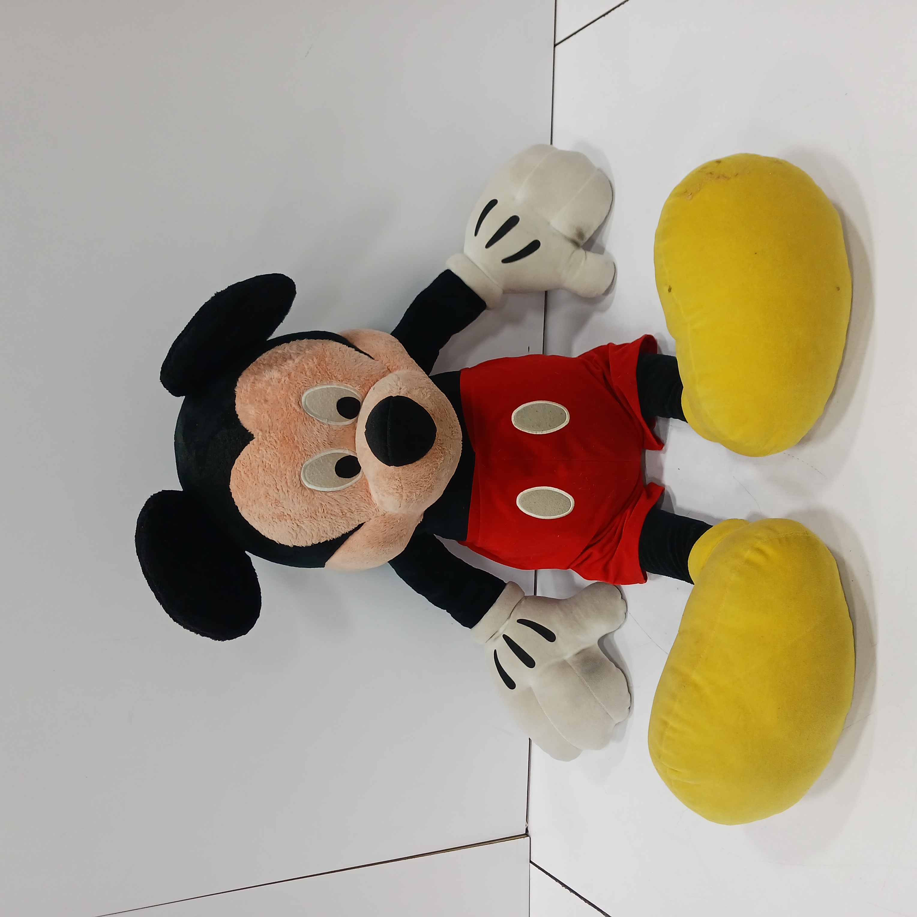 Buy the Giant Mickey Mouse Stuffed Toy | GoodwillFinds