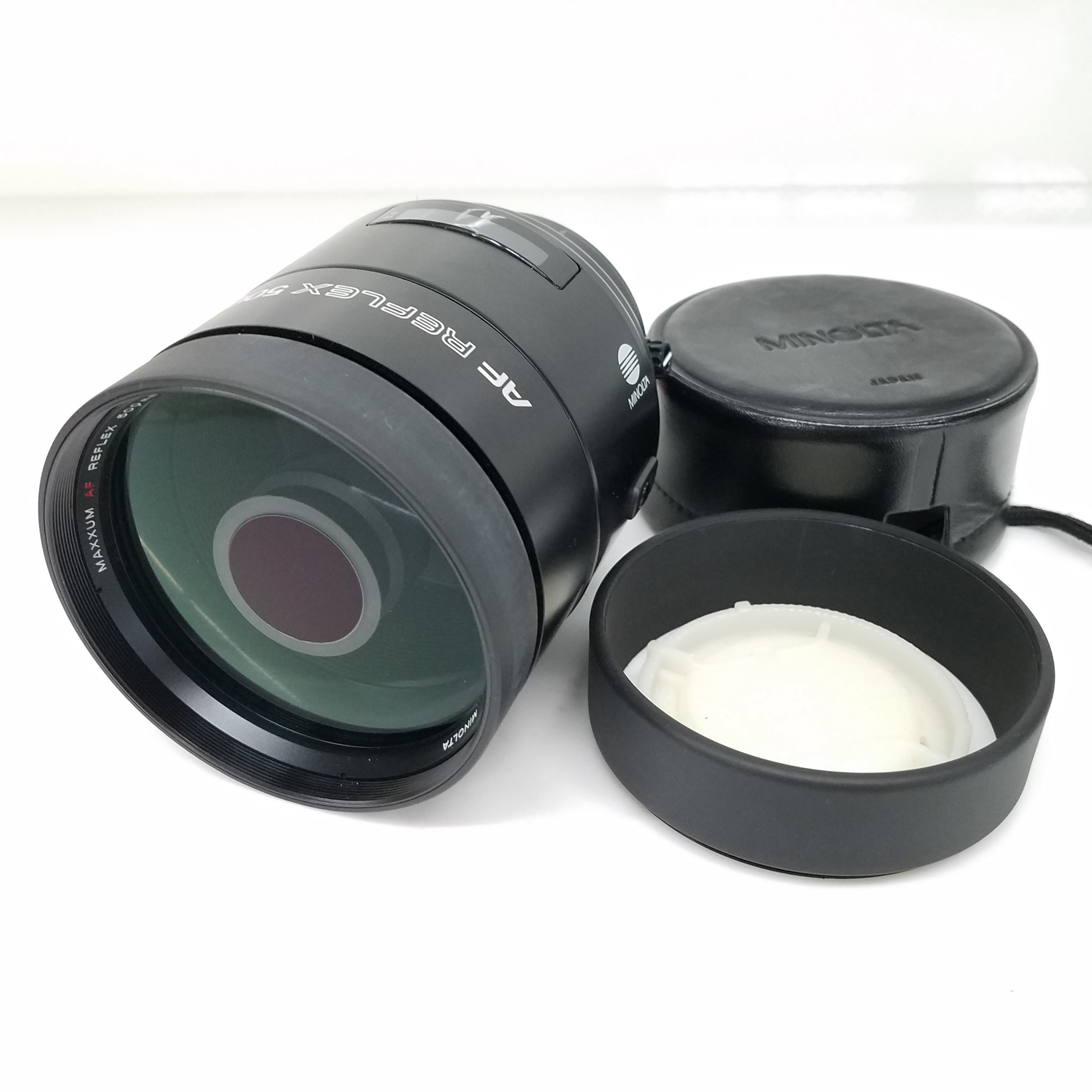 Buy Minolta AF Reflex 500mm f/8 Mirror Lens Excellent for USD 139.00 |  GoodwillFinds