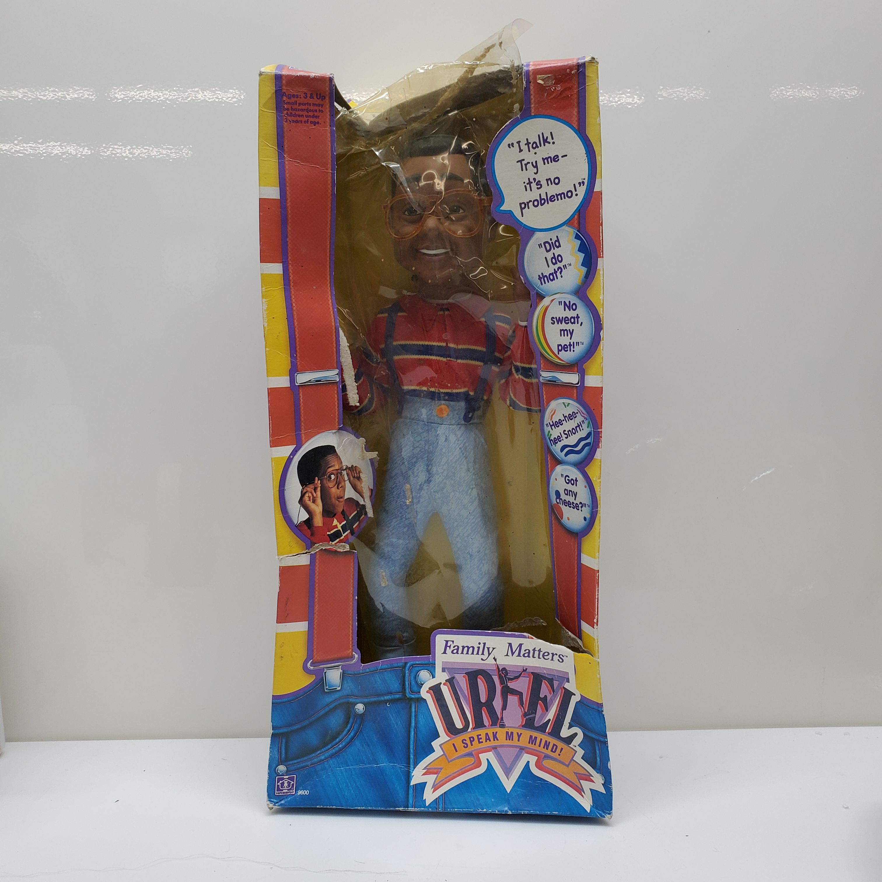 Buy the Vintage 1991 Family Matters Steve Urkel Talking Doll by