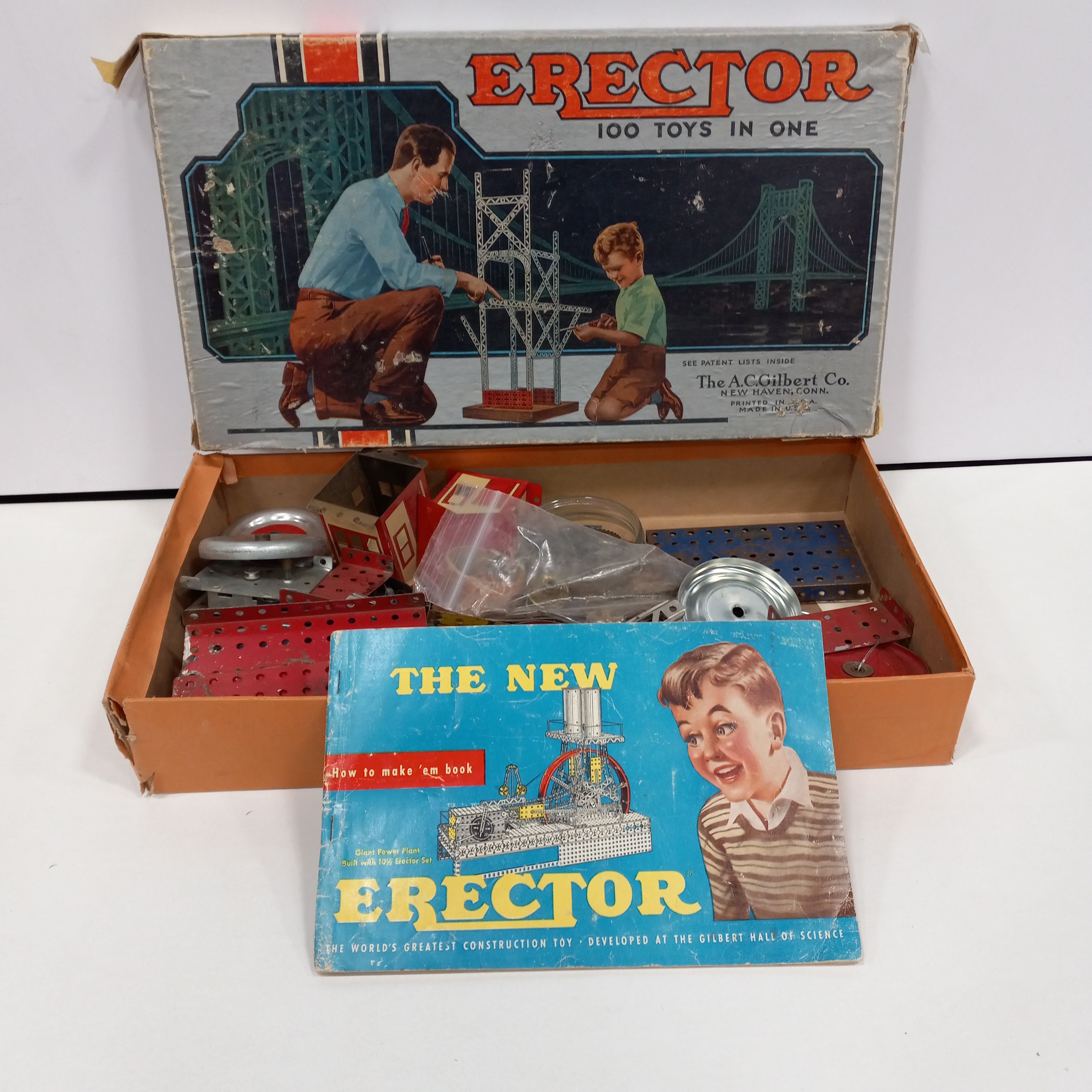 Vintage erector sets cheap for sale