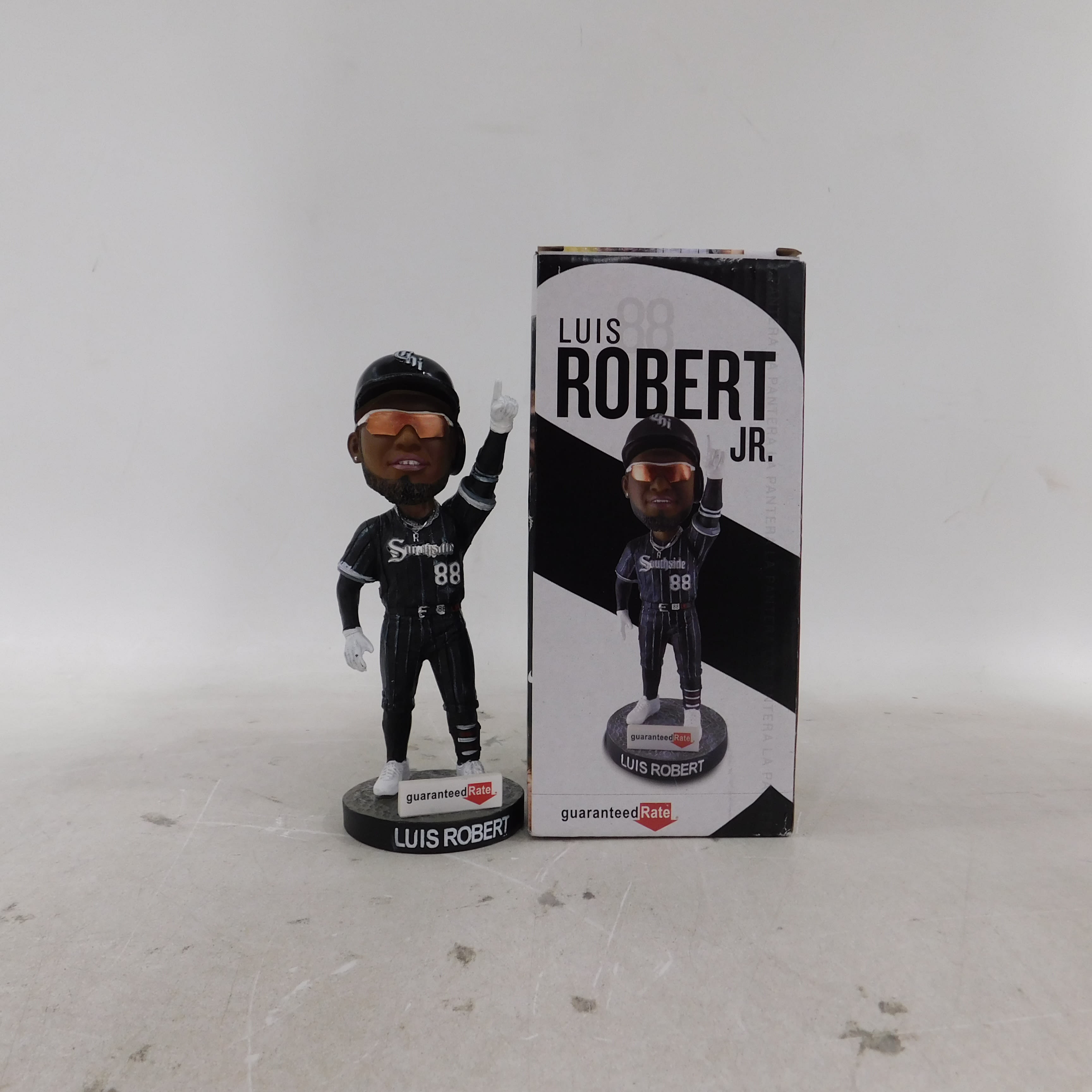 Buy the Luis Robert Jr Bobblehead IOB Chicago White Sox | GoodwillFinds