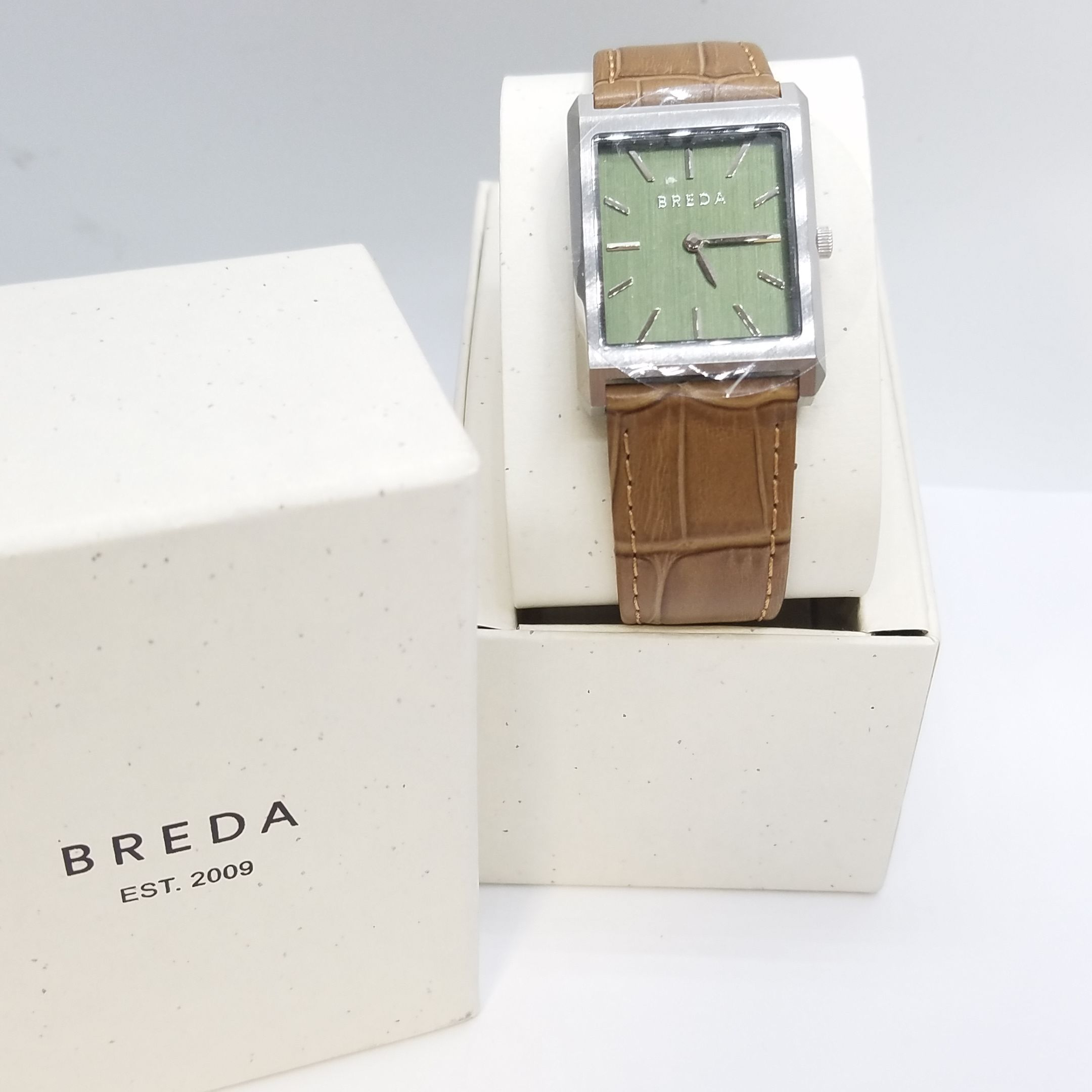 Buy the NIB Breda 1736j 26mm Stainless Steel WR 3ATM Watch 208.0g