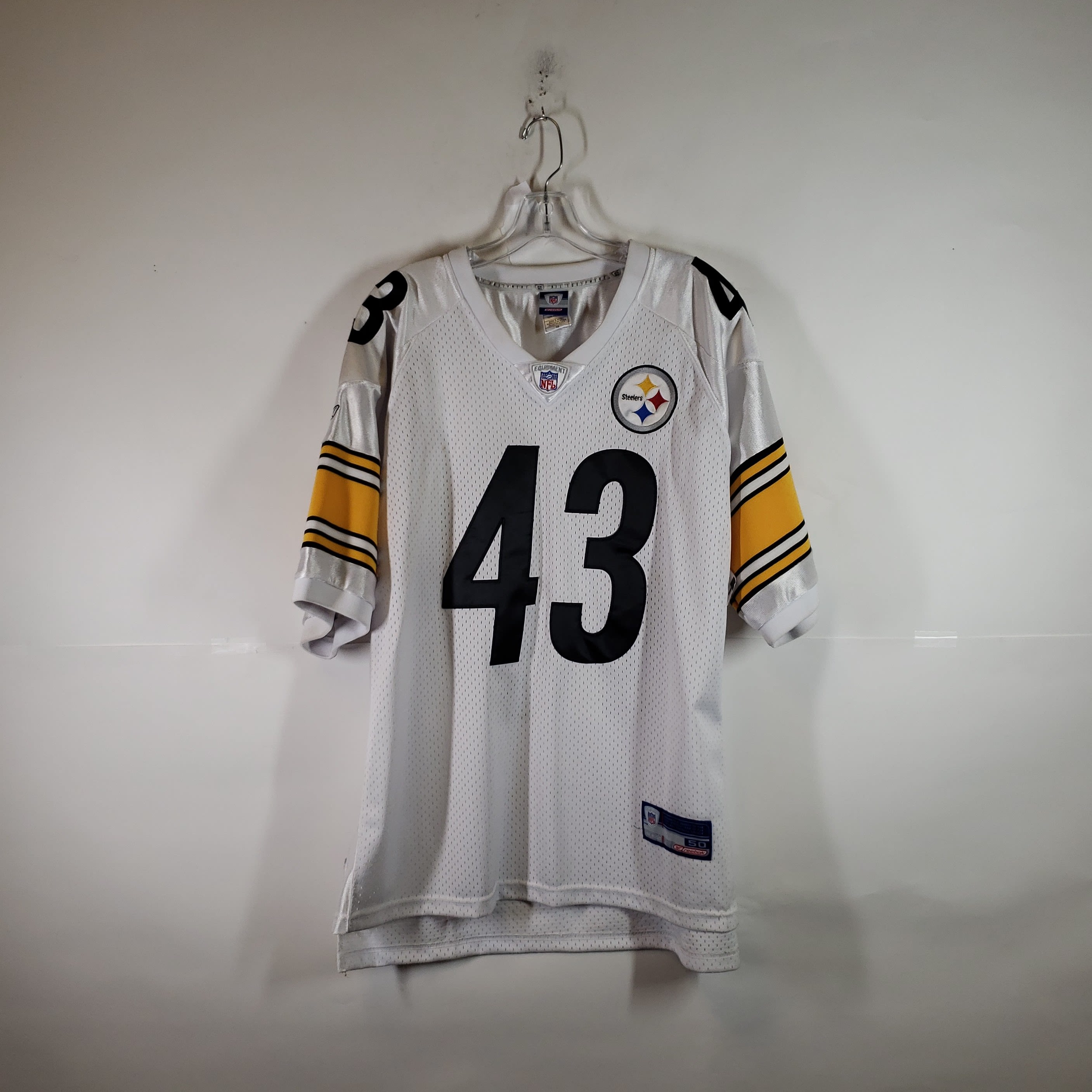 Pittsburgh Steelers Troy Polamalu Nfl Reebok Jersey Size Xl